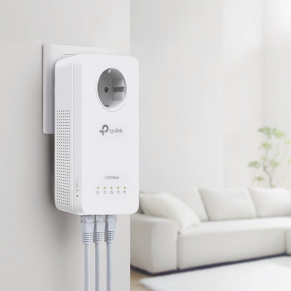 TP-Link WLAN-Repeater »TL-WPA1300P KIT(DE) KIT AV1300 Powerline 2er WLAN AC«