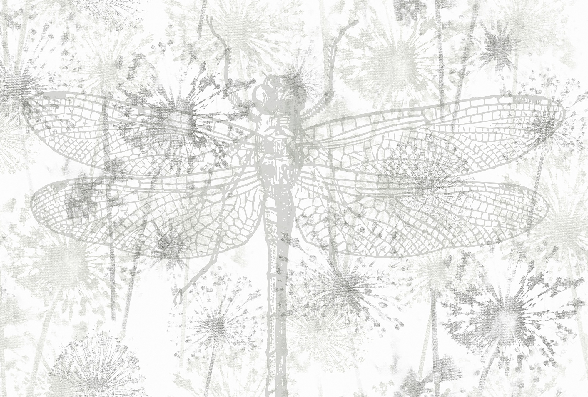 Architects Paper Fototapete »Atelier 47 Dragon Fly 2« floral glatt Vlies, W günstig online kaufen