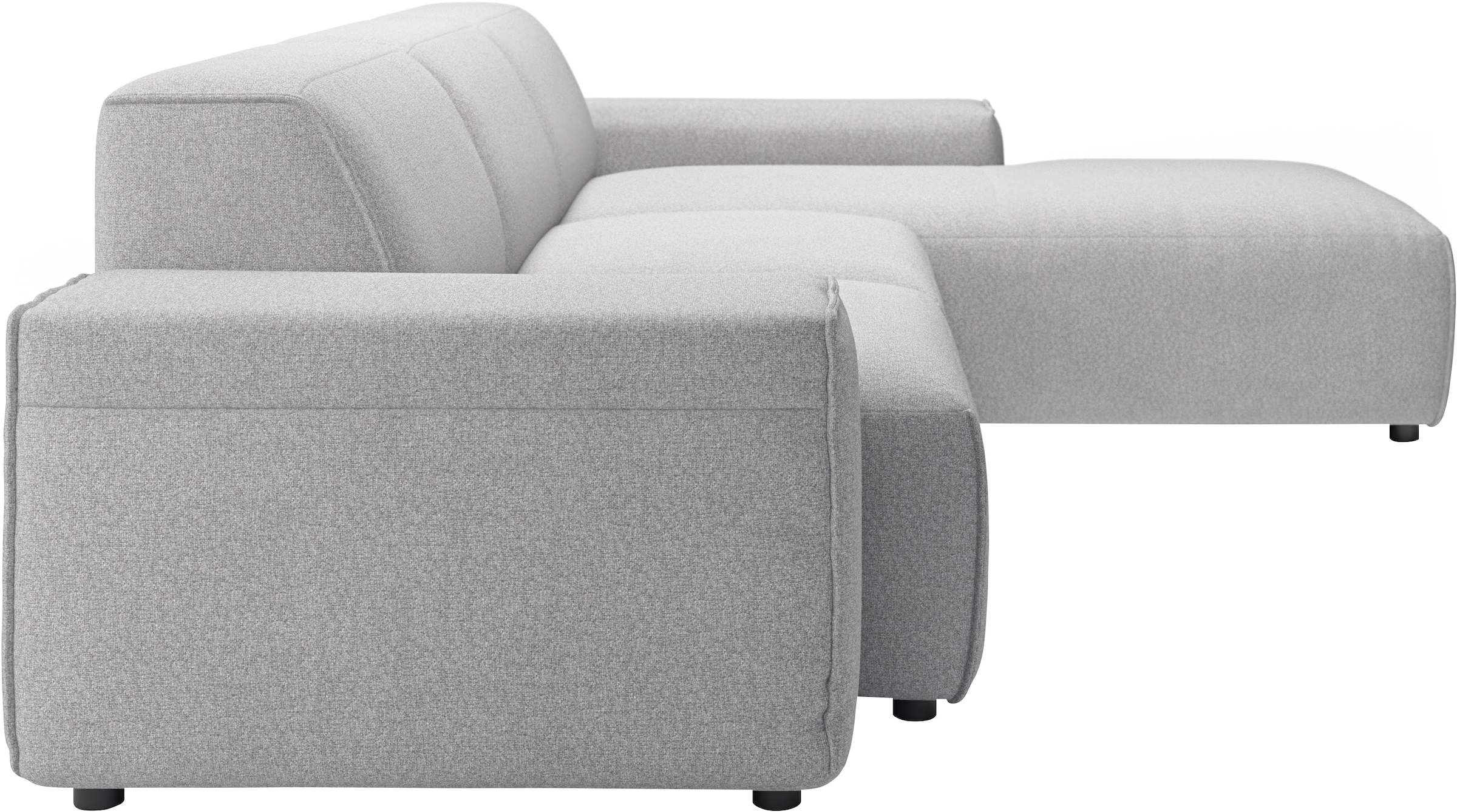 andas Ecksofa »Glimminge L-Form auch in Breitcord, Feincord + Easy care-Bezug,«, Breite 264, Zierkissen