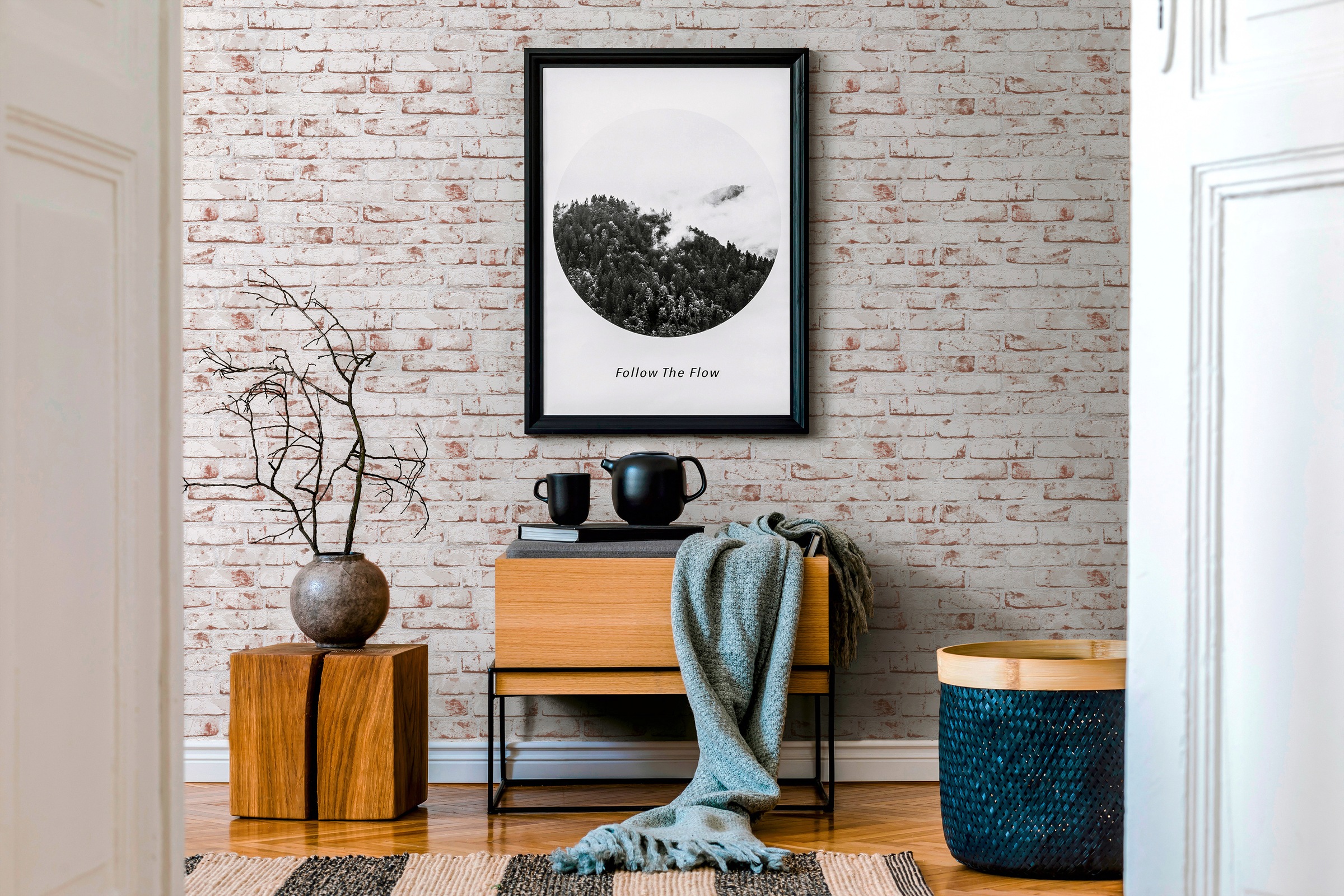 living walls Vliestapete »Best of Wood`n Stone 2nd Edition«, Steinoptik-gemustert-Motiv, Struktur Tapete Stein Tapeten Wohnzimmer Schlafzimmer Küche Flur Optik