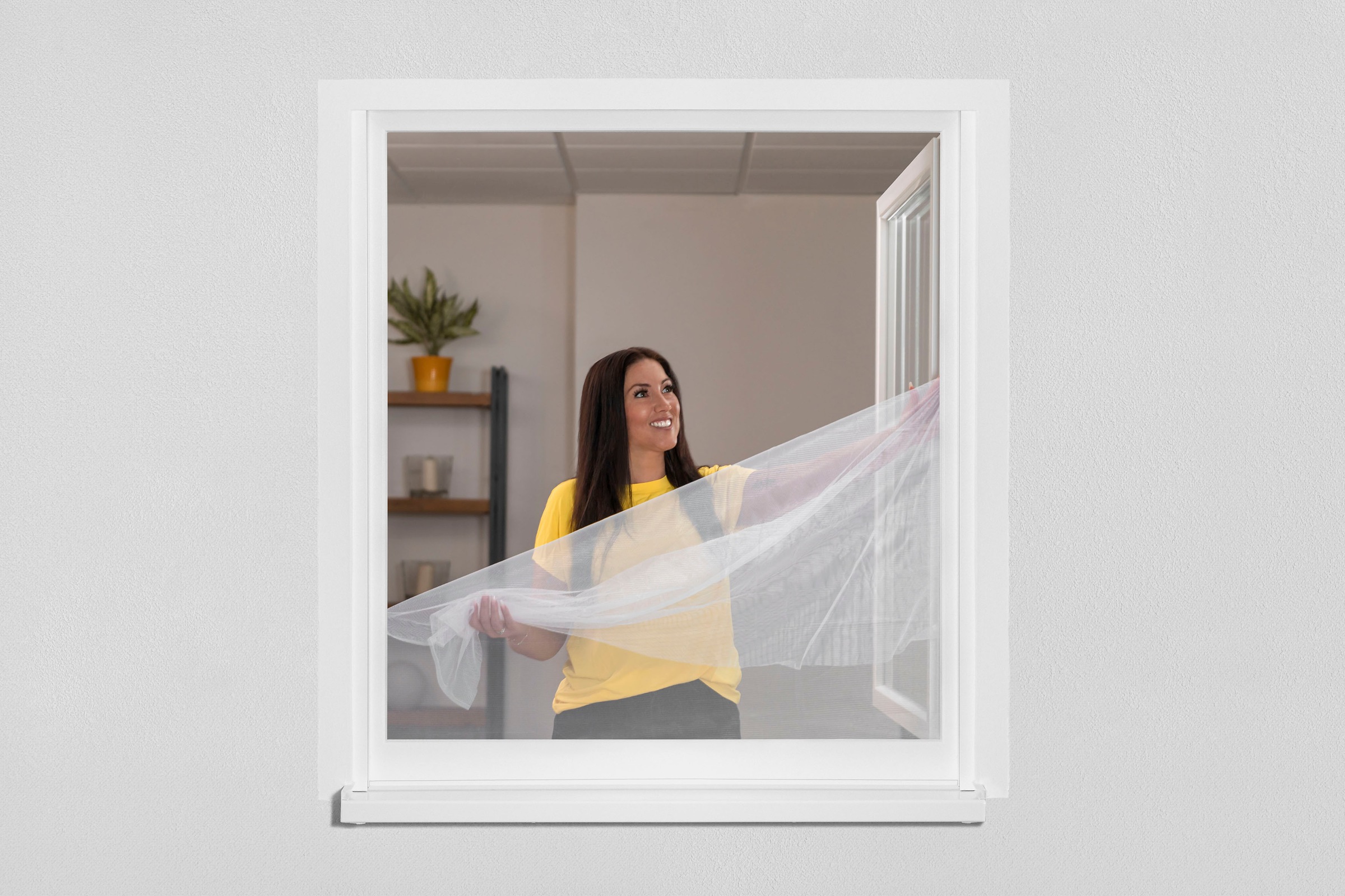 SCHELLENBERG Fliegengitter-Gewebe »20403«, für Fenster, 150x180 cm, weiß