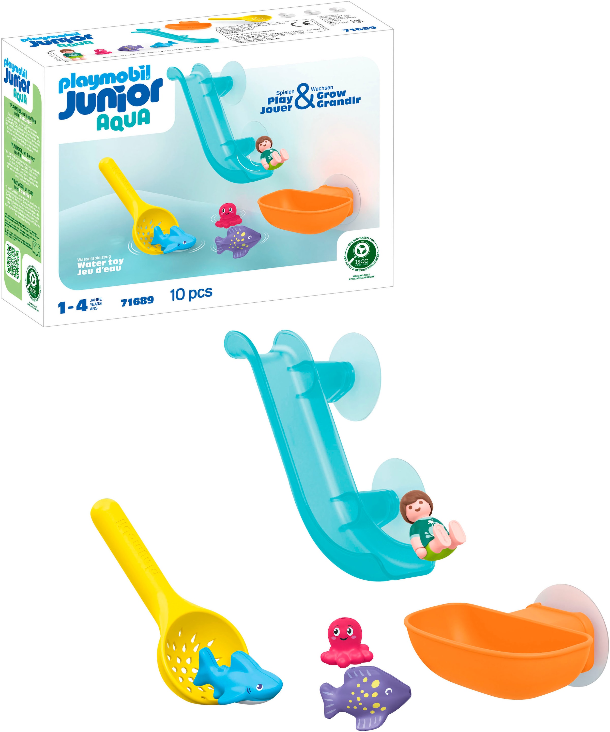 Playmobil® Konstruktions-Spielset »Fangspaß mit Meerestierchen (71689), JUNIOR« Made in Europe