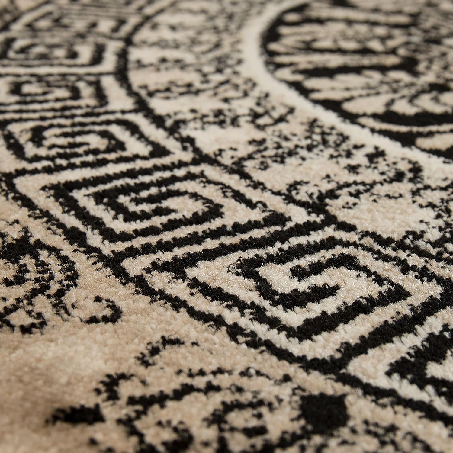 Paco Home Läufer »Tibesti 081«, rechteckig, Teppich-Läufer, Kurzflor, gewebt, Mandala Muster in dezenten Farbtönen