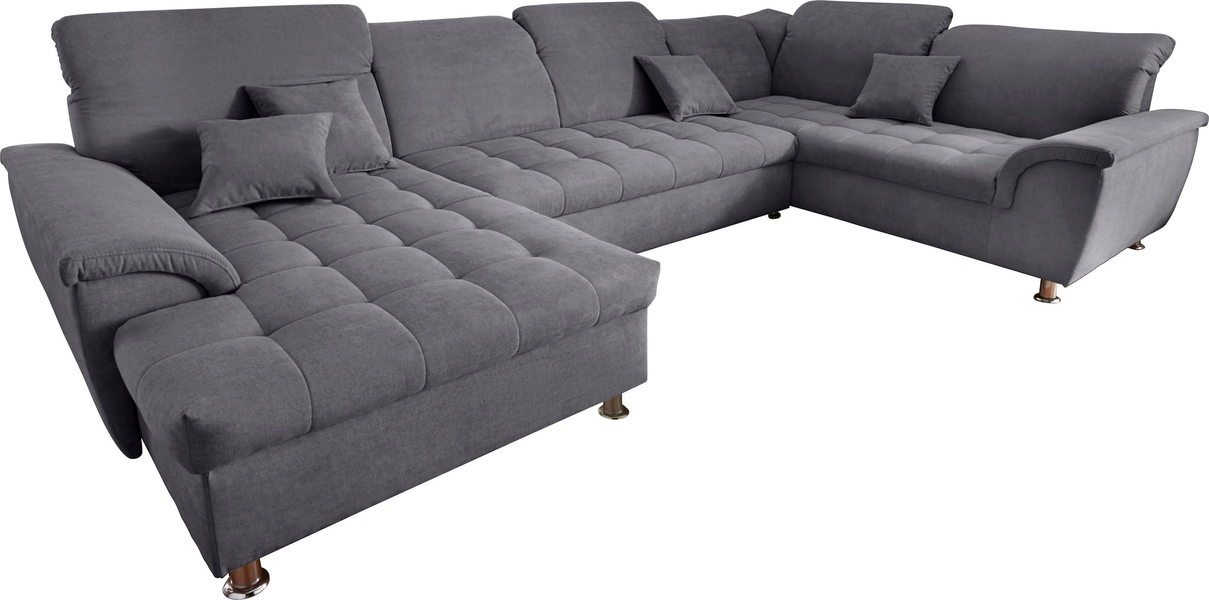 DOMO collection Wohnlandschaft »Franzi mit Kopfteilverstellung, U-Form mit günstig online kaufen