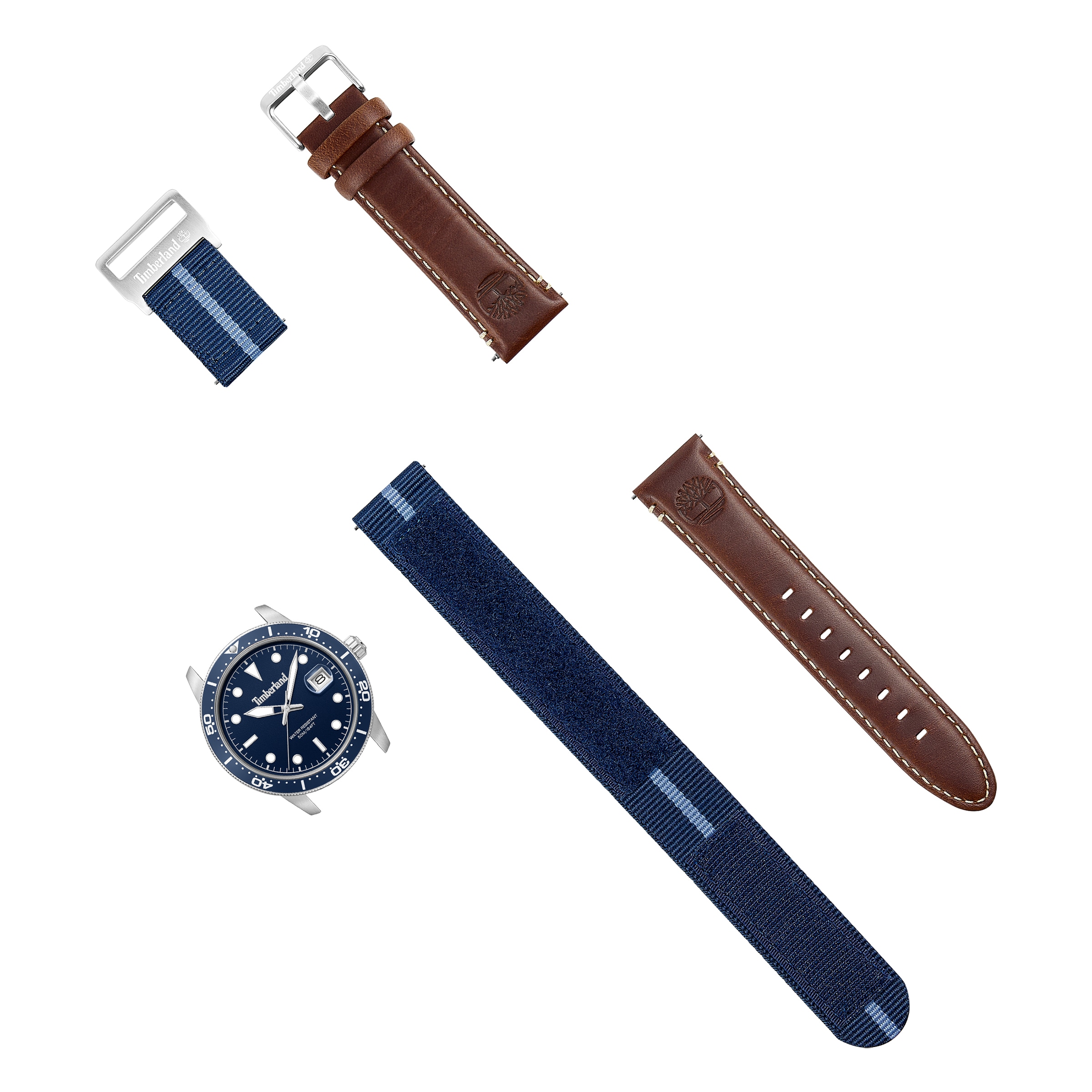 Timberland Quarzuhr »Peatfield« Armbanduhr, Herrenuhr, Lederarmband, Ideal auch als Geschenk, analog