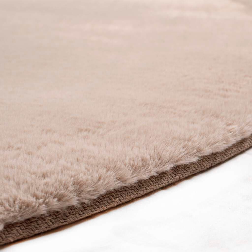 Carpet City Hochflor-Teppich »TOPIA400«, rund, 21 mm Höhe, besonders weich und kuschelig durch Polyester, Uni-Farben