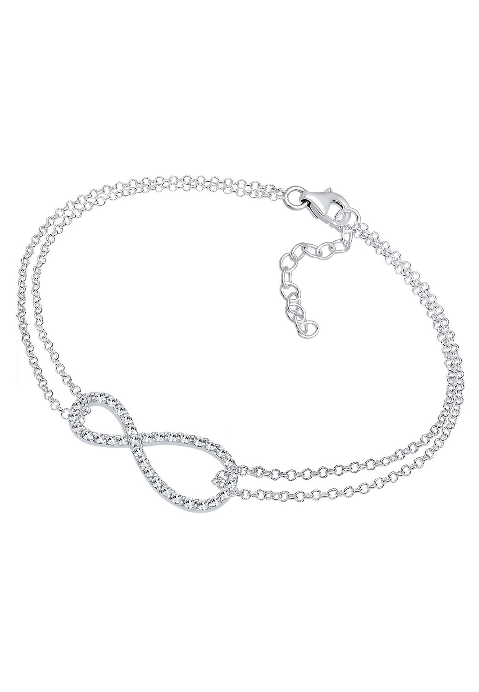 2. Bild von Elli Armband »Infinity Kristalle 925 Silber«