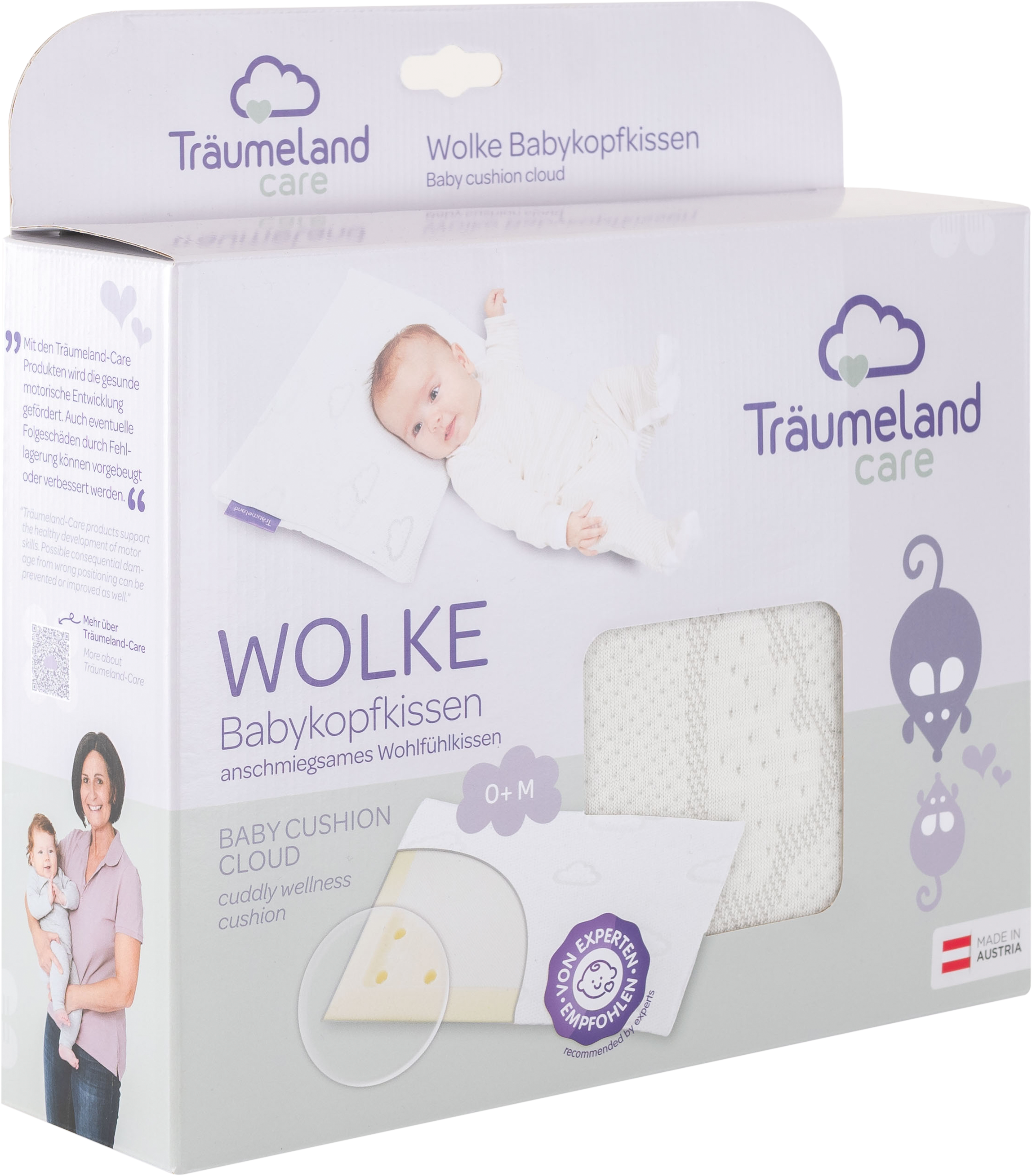 Träumeland Babykissen »care WOLKE Babykopfkissen«