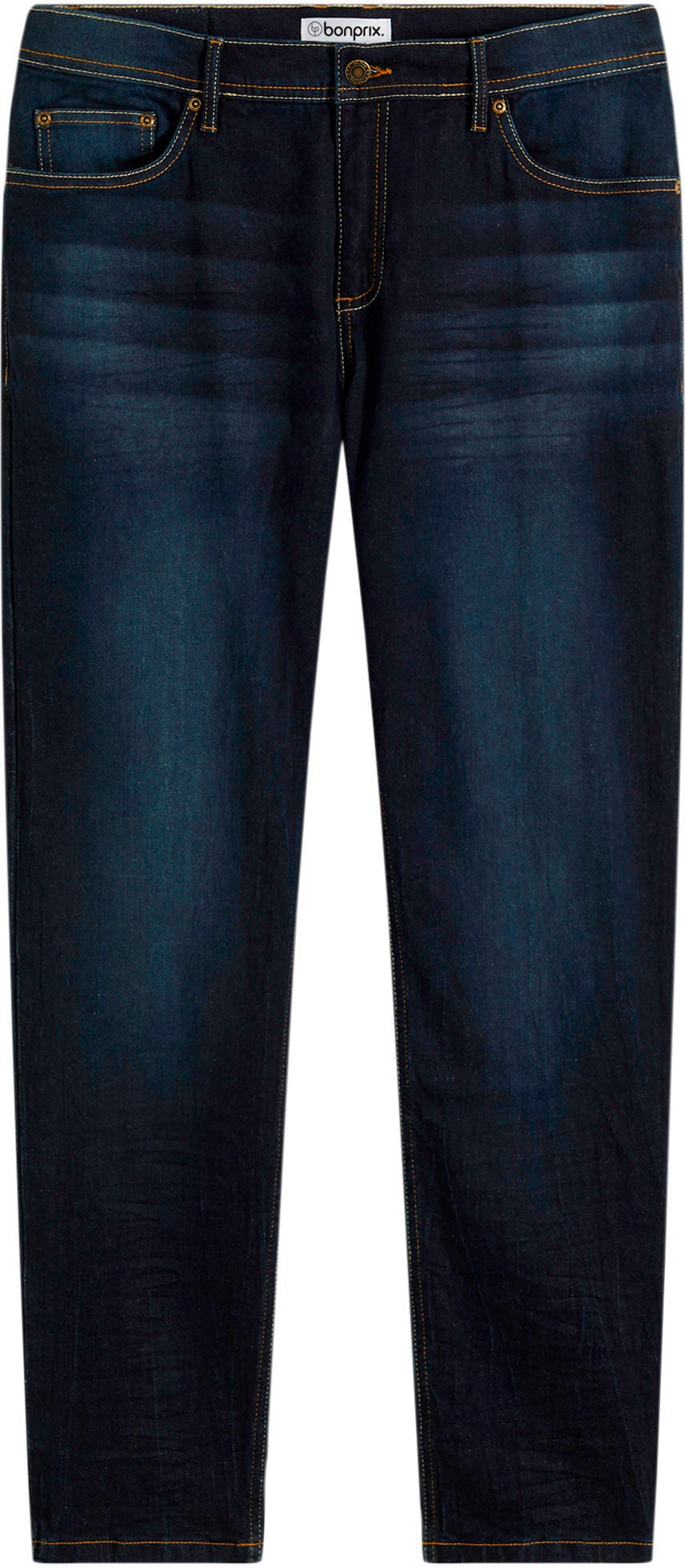 bonprix Slim-fit-Jeans »Slim Fit Stretch-Jeans, Tapered« Tapered Schnittverlauf, mit Stretch-Anteil
