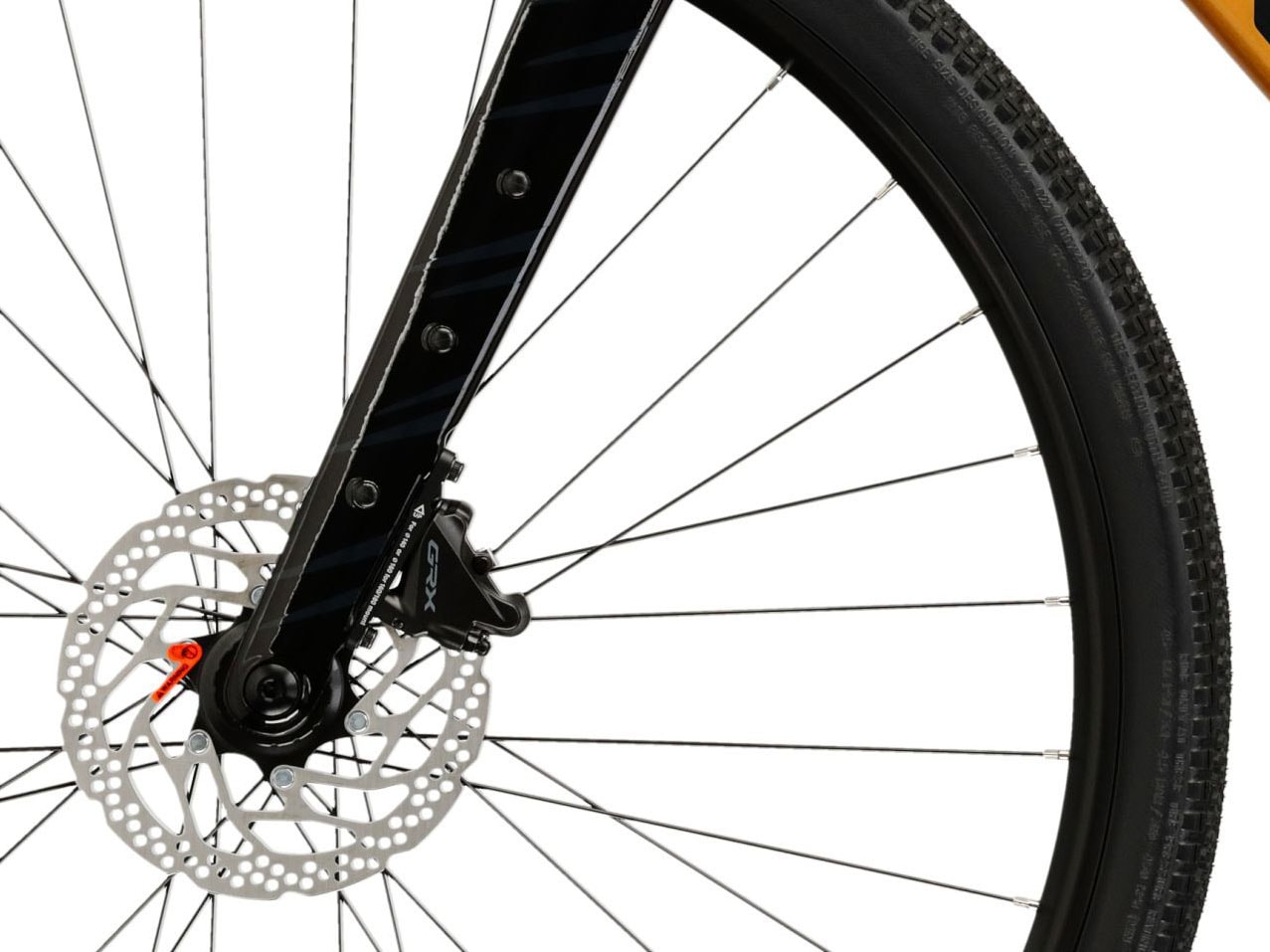 Kross Gravelbike »Gravelbike Esker 5.0 GRX 1X12 Grau 12 Gänge« 12 Gang Shimano GRX RX822 Schaltwerk Kettenschaltung