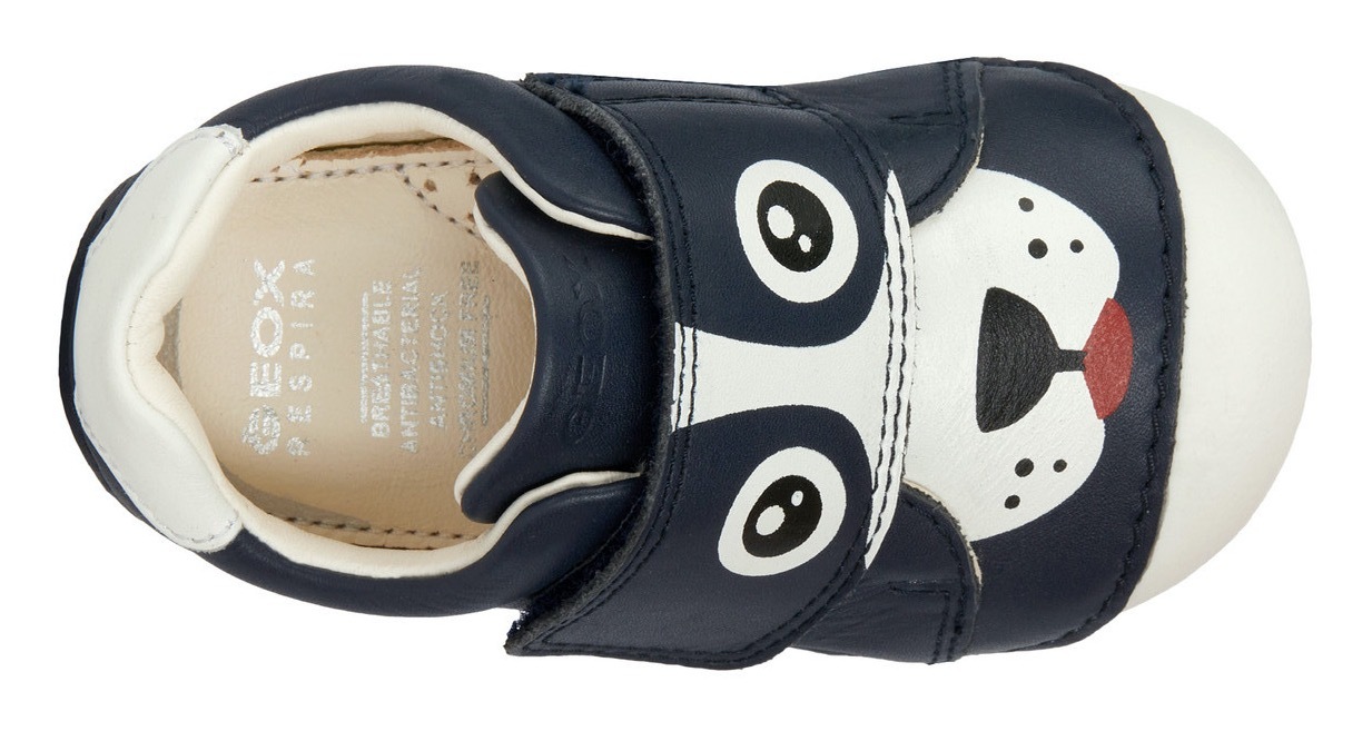 Geox Lauflernschuh »B TUTIM«, Babyschuh, Freizeitschuh, Klettschuh mit hochgezogener Zehenpartie