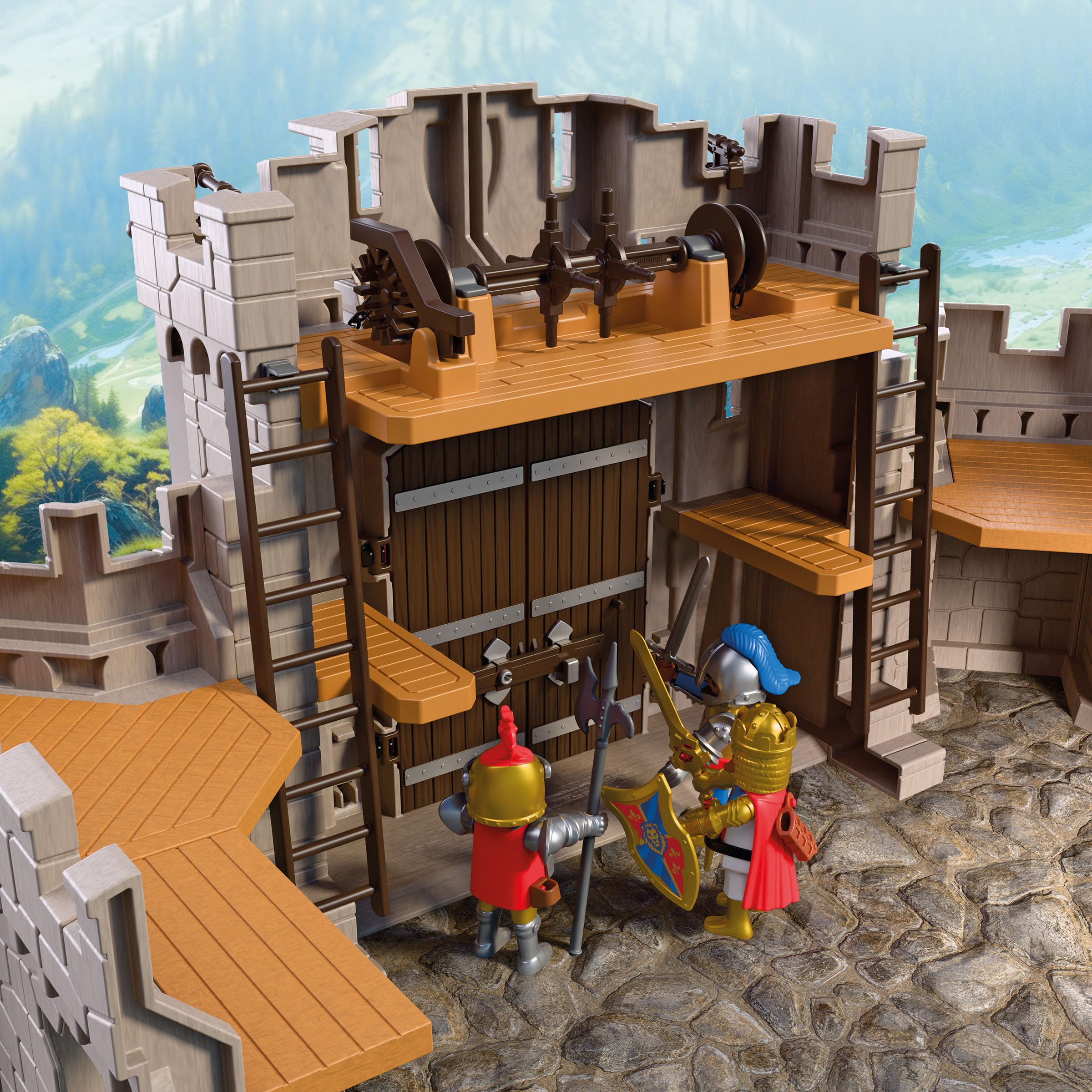 Playmobil® Konstruktions-Spielset »Große Löwenritterburg (72112), Knights« XXL Ritterburg mit Zugbrücke; Made in Europe
