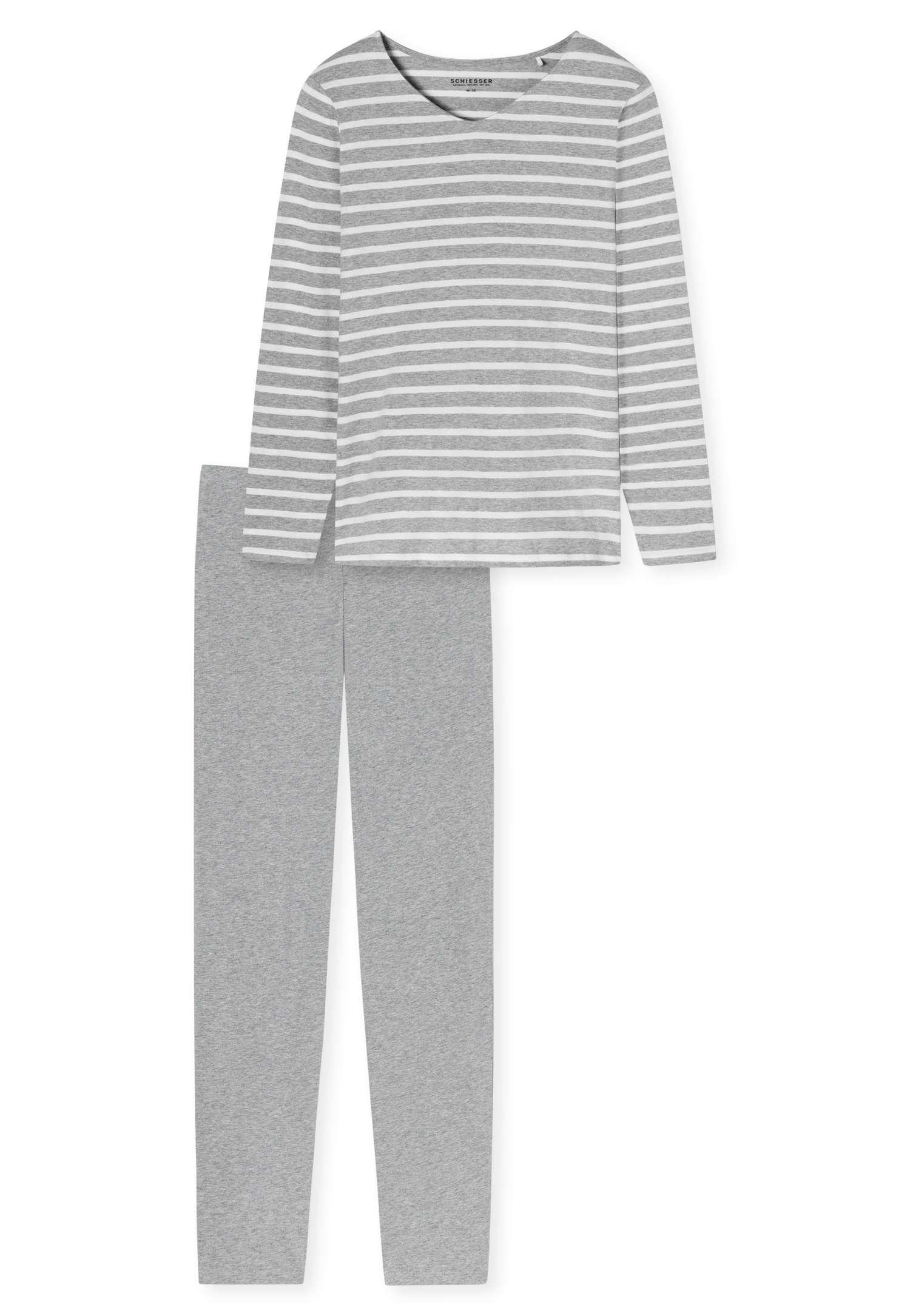 Schiesser Pyjama »"Casual Essentials"«, (2 tlg.), mit lässigem Design