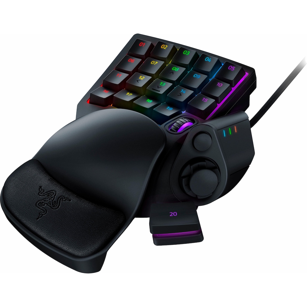 RAZER Gaming-Tastatur »Tartarus V2«, (ergonomische Form-Handgelenkauflage)