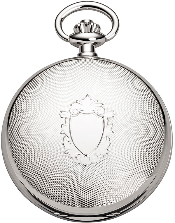 Regent Taschenuhr »P774«, (Set, 2 tlg., mit Kette), Herrenuhr, Handaufzug, Acrylglas