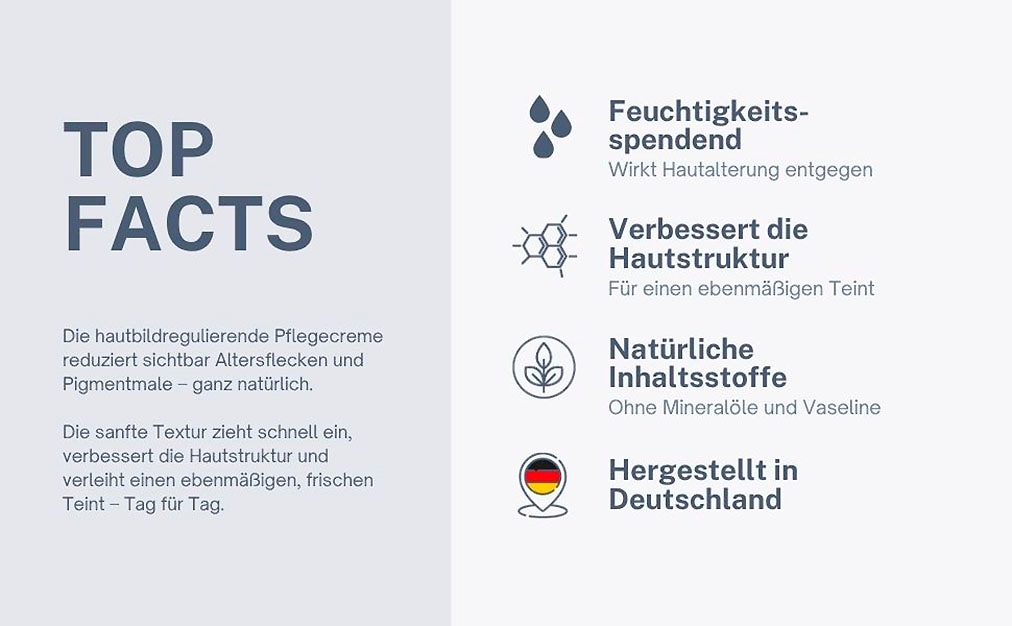 Hydas Gesichtspflege »DermaAktiv Hautbildregulierende Pflegecreme« Reduzierung von Pigment- und Altersflecken, fördert den Hautzellschutz