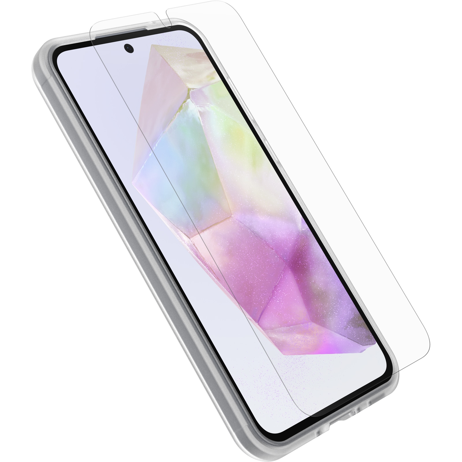 Otterbox Handyhülle »React + Glass für Samsung Galaxy A35 5G«, Schutzhülle, Cover, Backcover