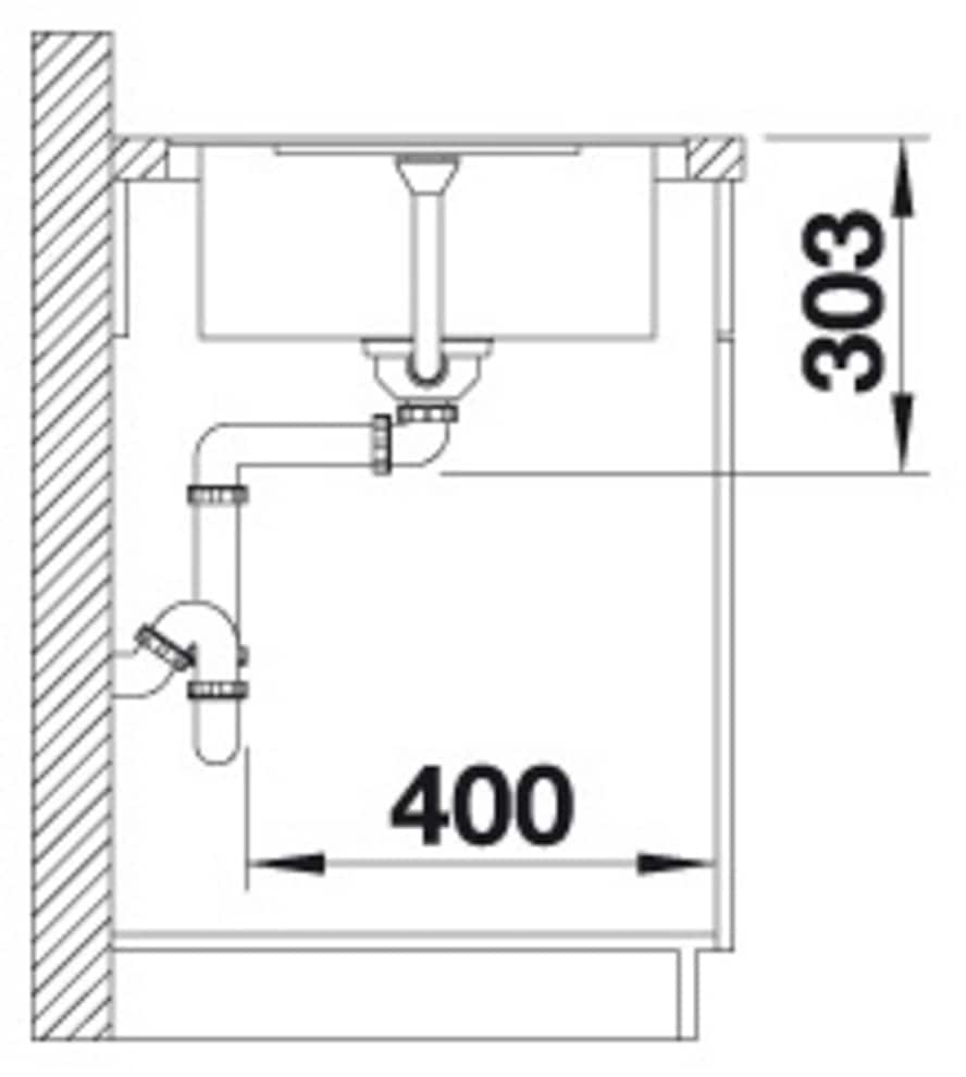 Blanco Granitspüle »METRA 45 S-F« 1 Stk. tlg. erhältlich in mehreren Farben
