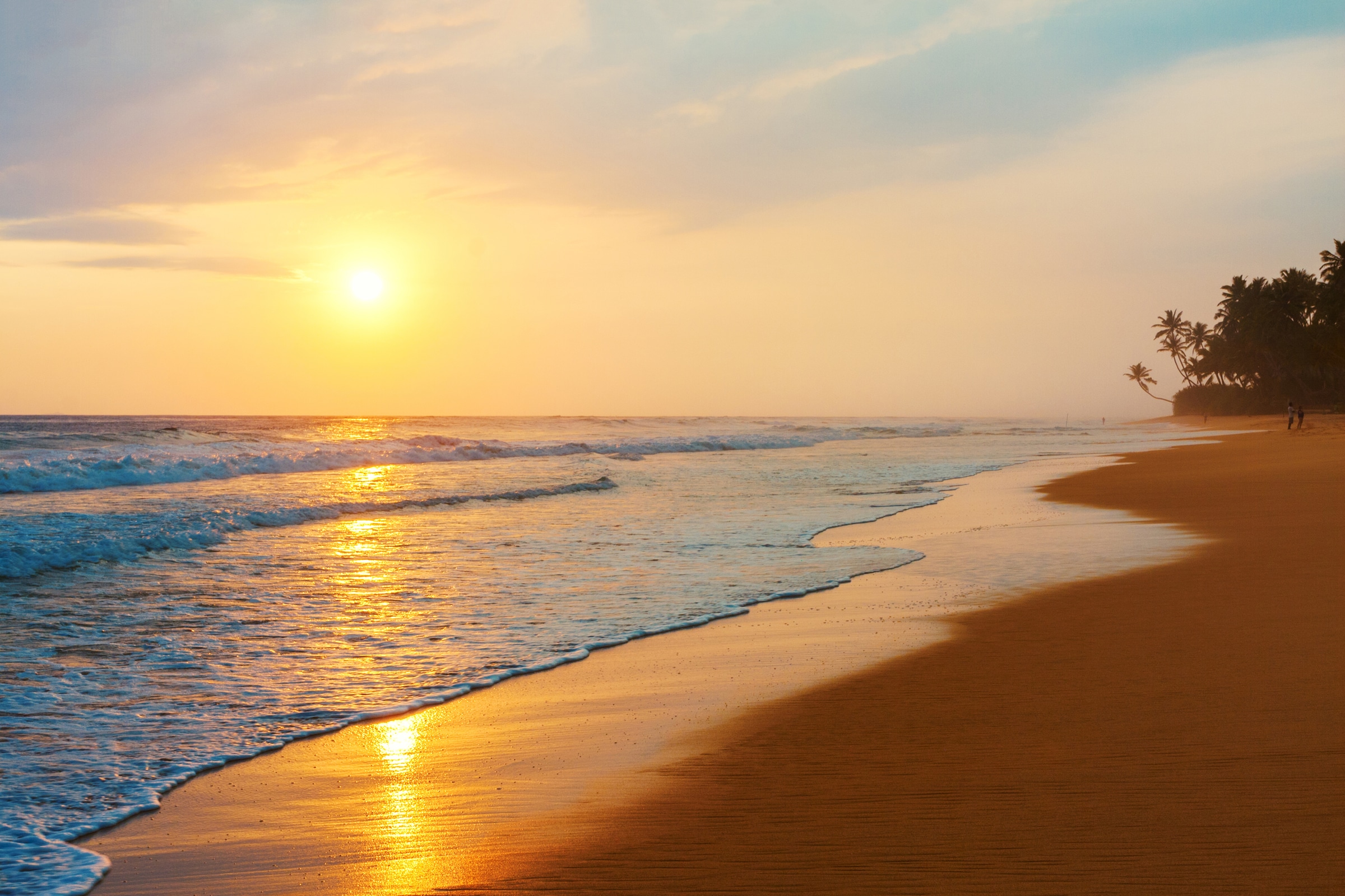 Papermoon Fototapete »Sri Lanka Beach Sunset« günstig online kaufen