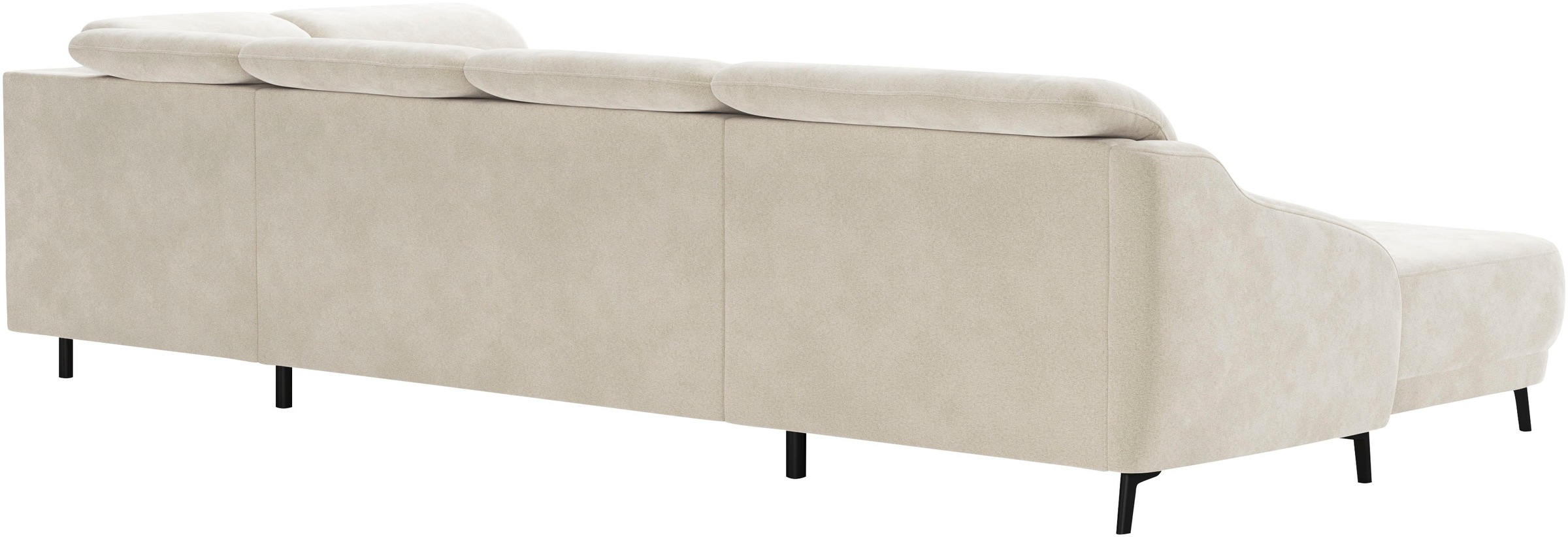 sit&more Wohnlandschaft »Blues U-Form«, inkl. Kopfteilverstellung, wahlweise mit Klapptisch und USB