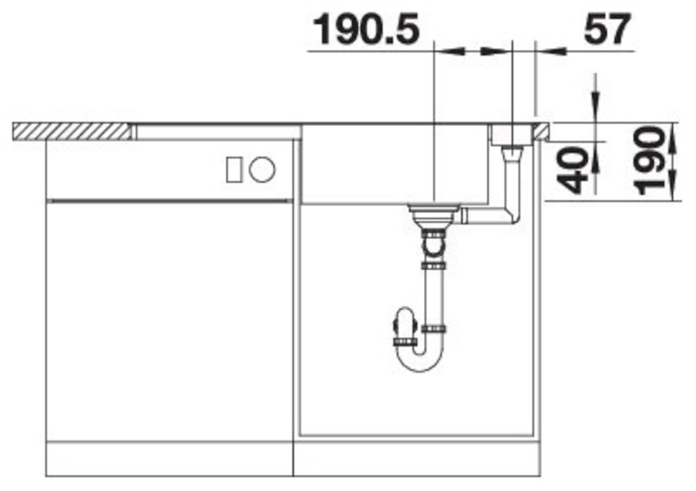 Blanco Granitspüle »AXIA III XL 6 S-F« 1 Stk. tlg. inklusive gratis Esche-Compound-Brückenschneidebrett