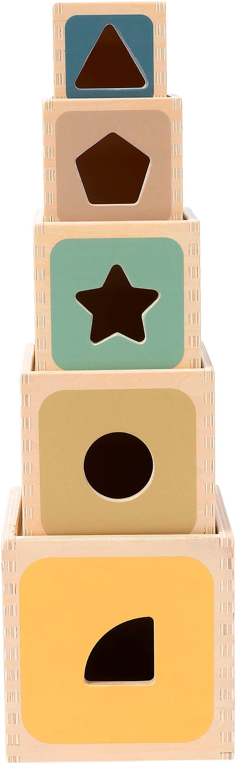 Sterntaler® Stapelspielzeug »Steck- & Stapelspiel« FSC® - schützt Wald