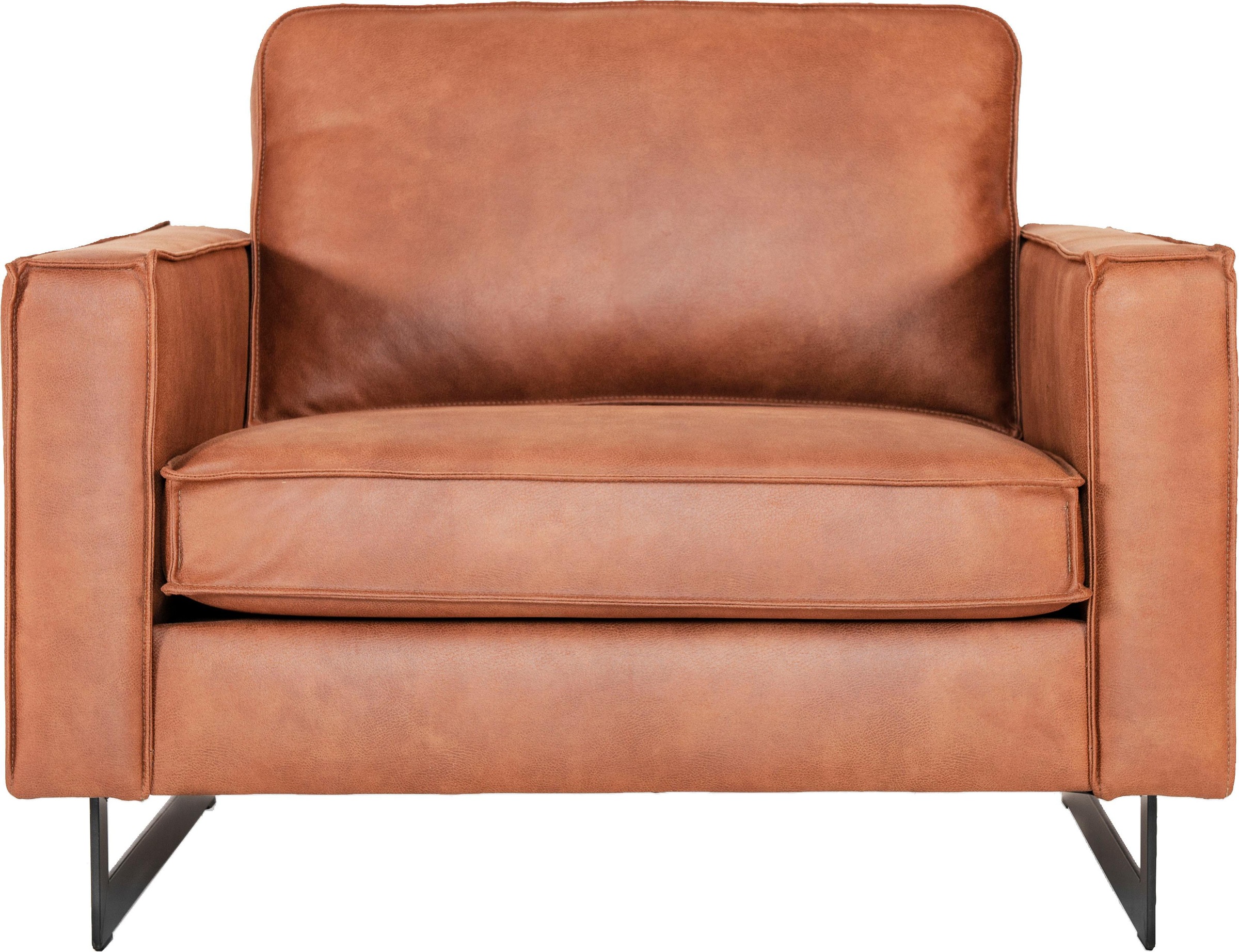 Home affaire Loveseat »Pinto 105 cm, Cord, Chenille, Lederoptik« mit Keder, günstig online kaufen