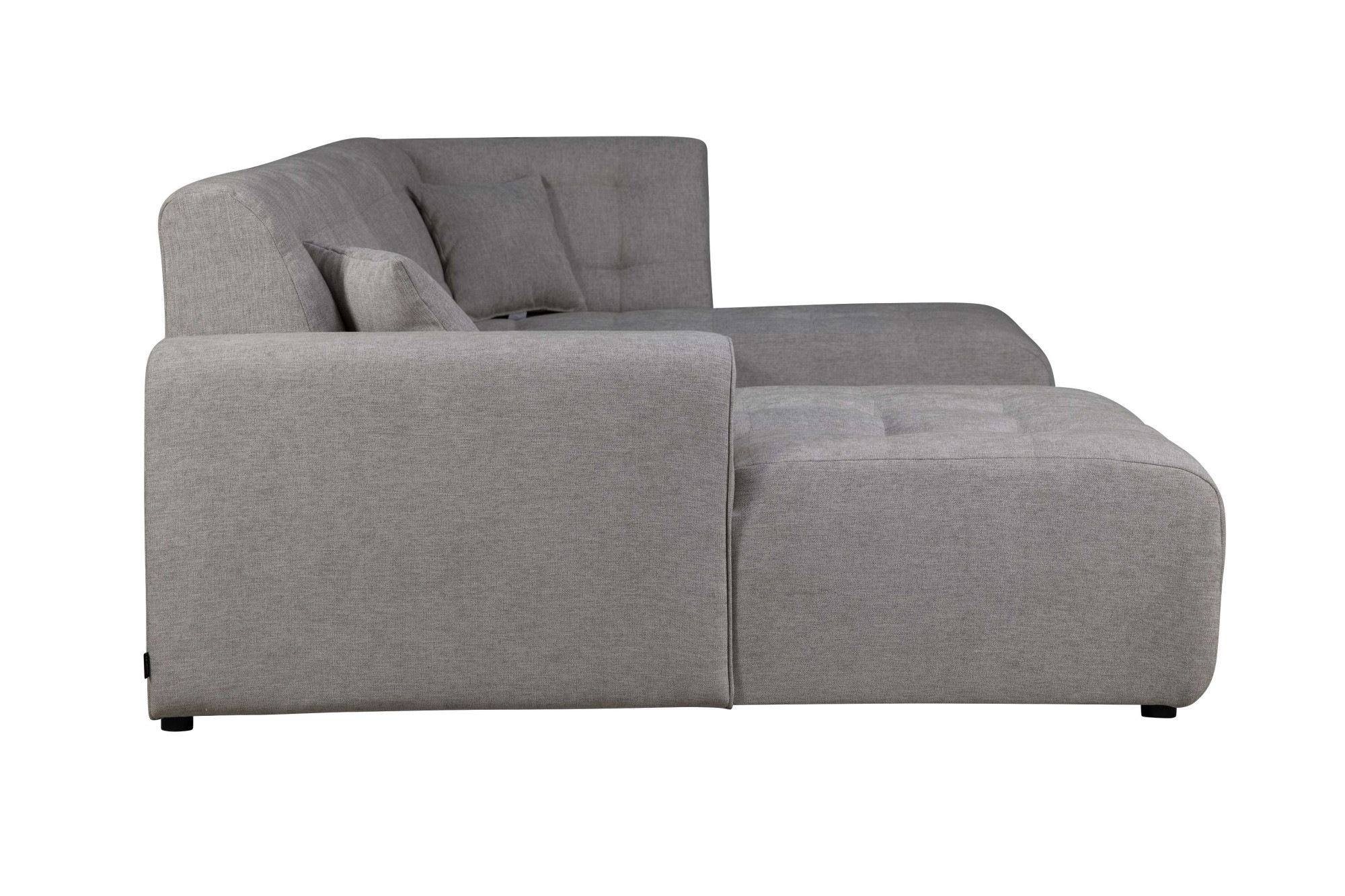 Home affaire Wohnlandschaft »Nosia U-Form«, incl. 2 Zierkissen, mit feiner Steppung