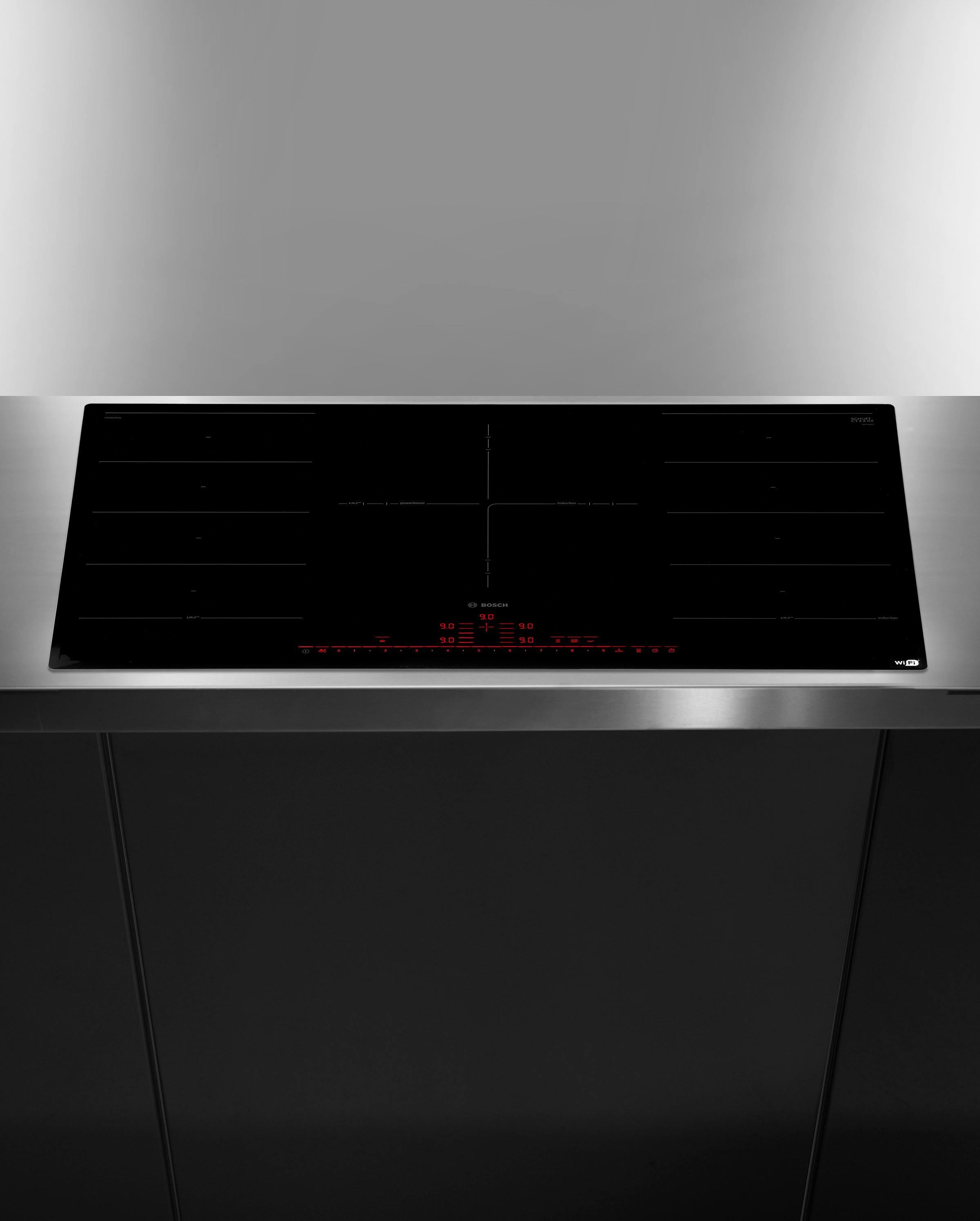 BOSCH Flex-Induktions-Kochfeld von SCHOTT CERAN® »PXV901DV1E«, mit PerfectFry-Bratsensor