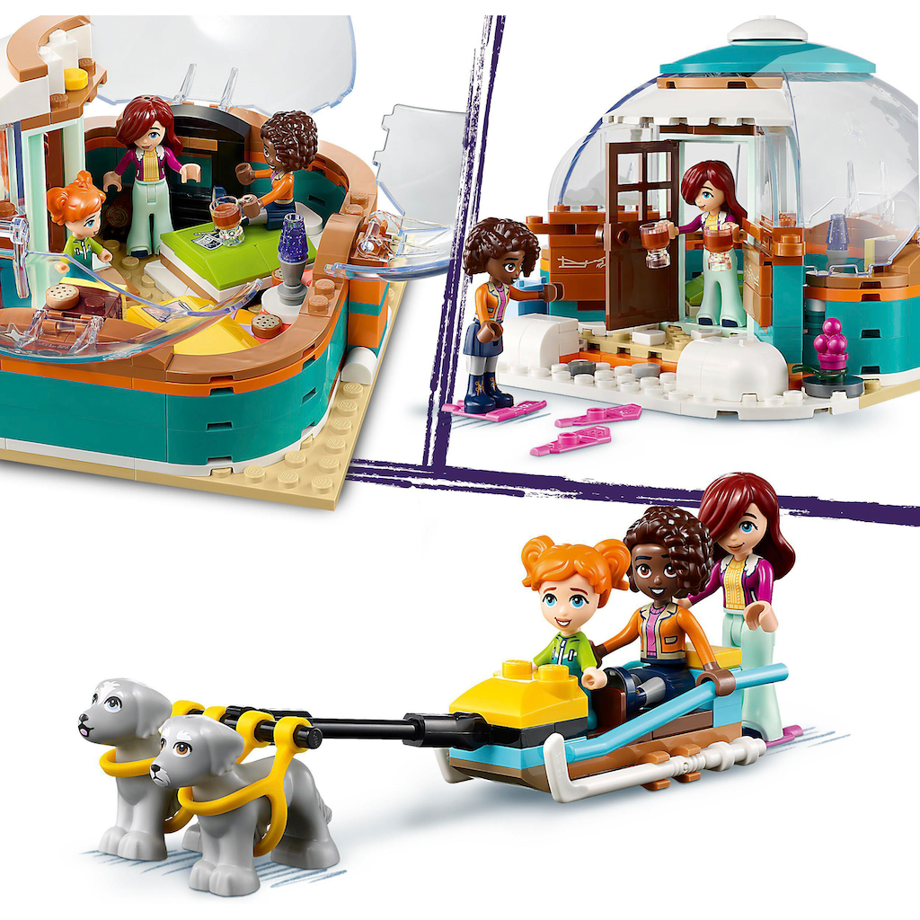 LEGO® Konstruktionsspielsteine »Ferien im Iglu (41760), LEGO® Friends«, (491 St.)
