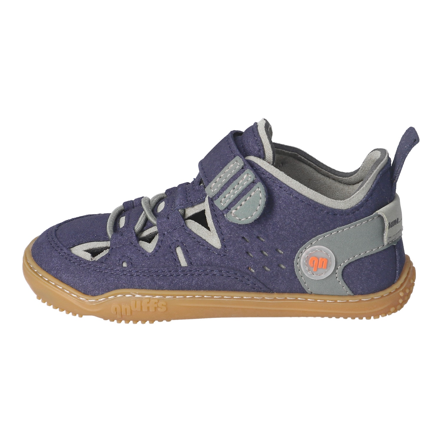 qnuffs Barfußschuh »Lerche«  Sneaker, Halbschuh, Sneaker mit Namenschild an der Ferse
