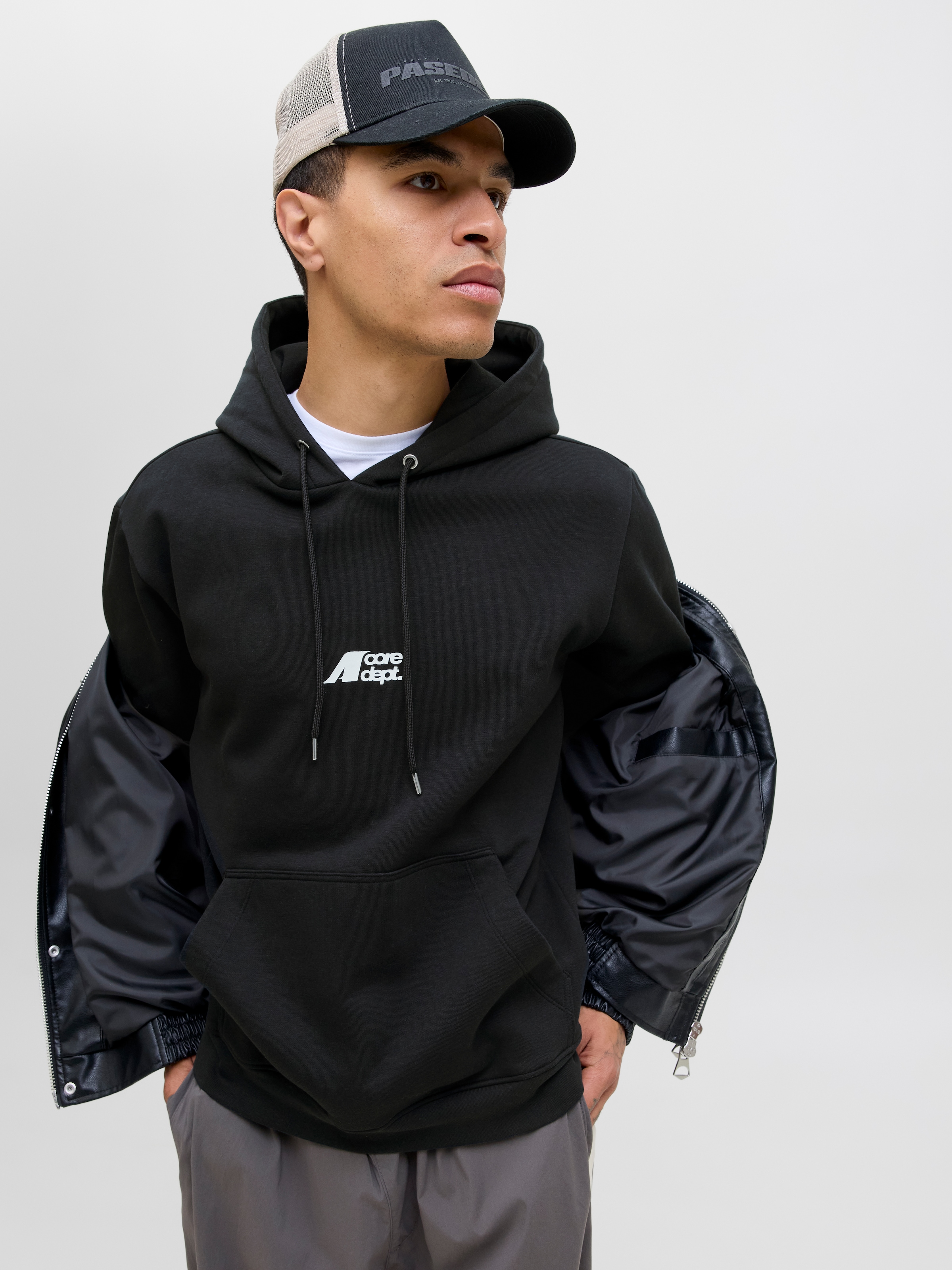 Jack & Jones Kapuzensweatshirt »JCOTIER PRINT SWEAT HOOD«