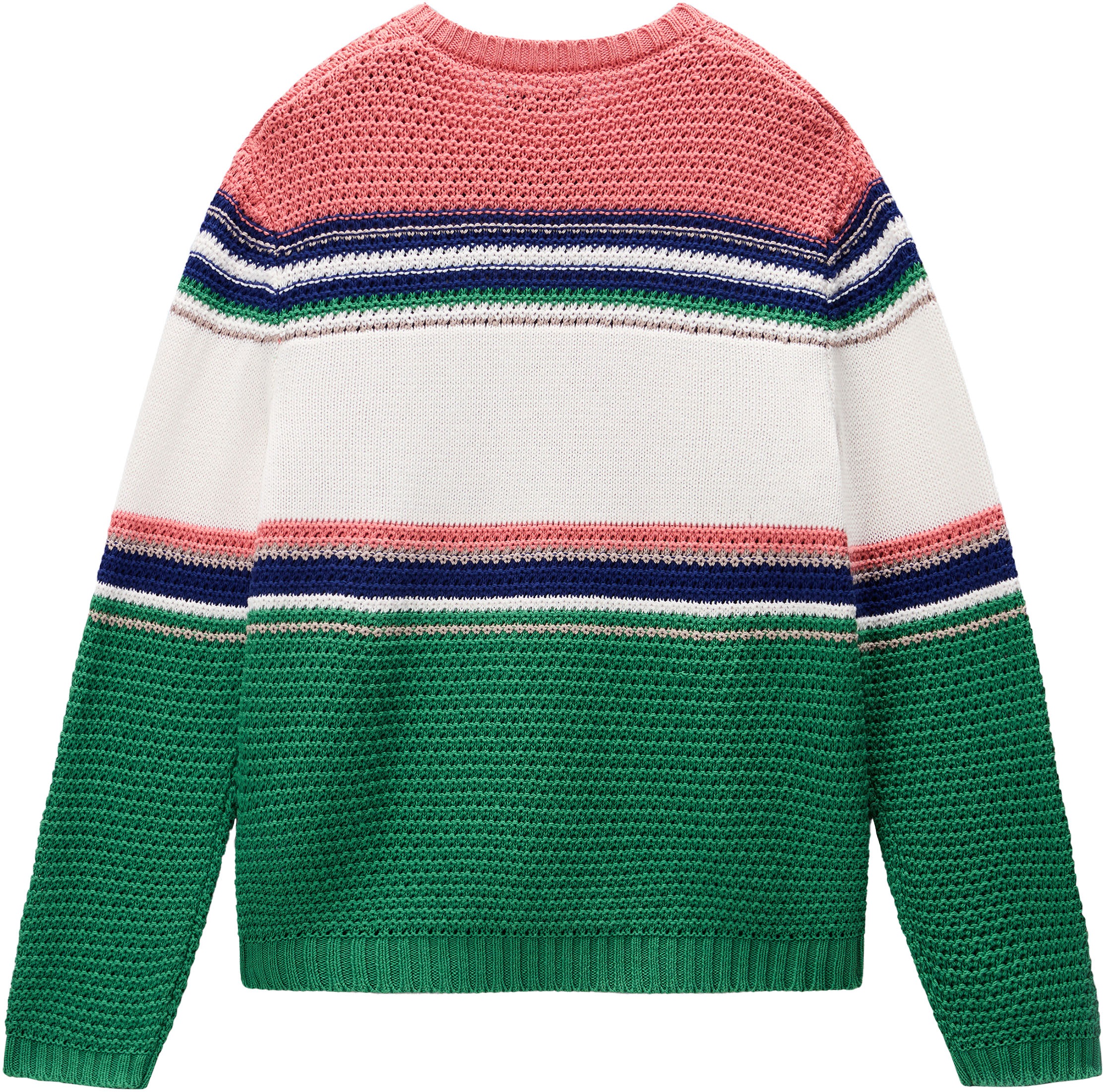Napapijri Strickpullover »D-AULLA C W 81S STRIPE 81S«, Mit Rundhalsausschnitt