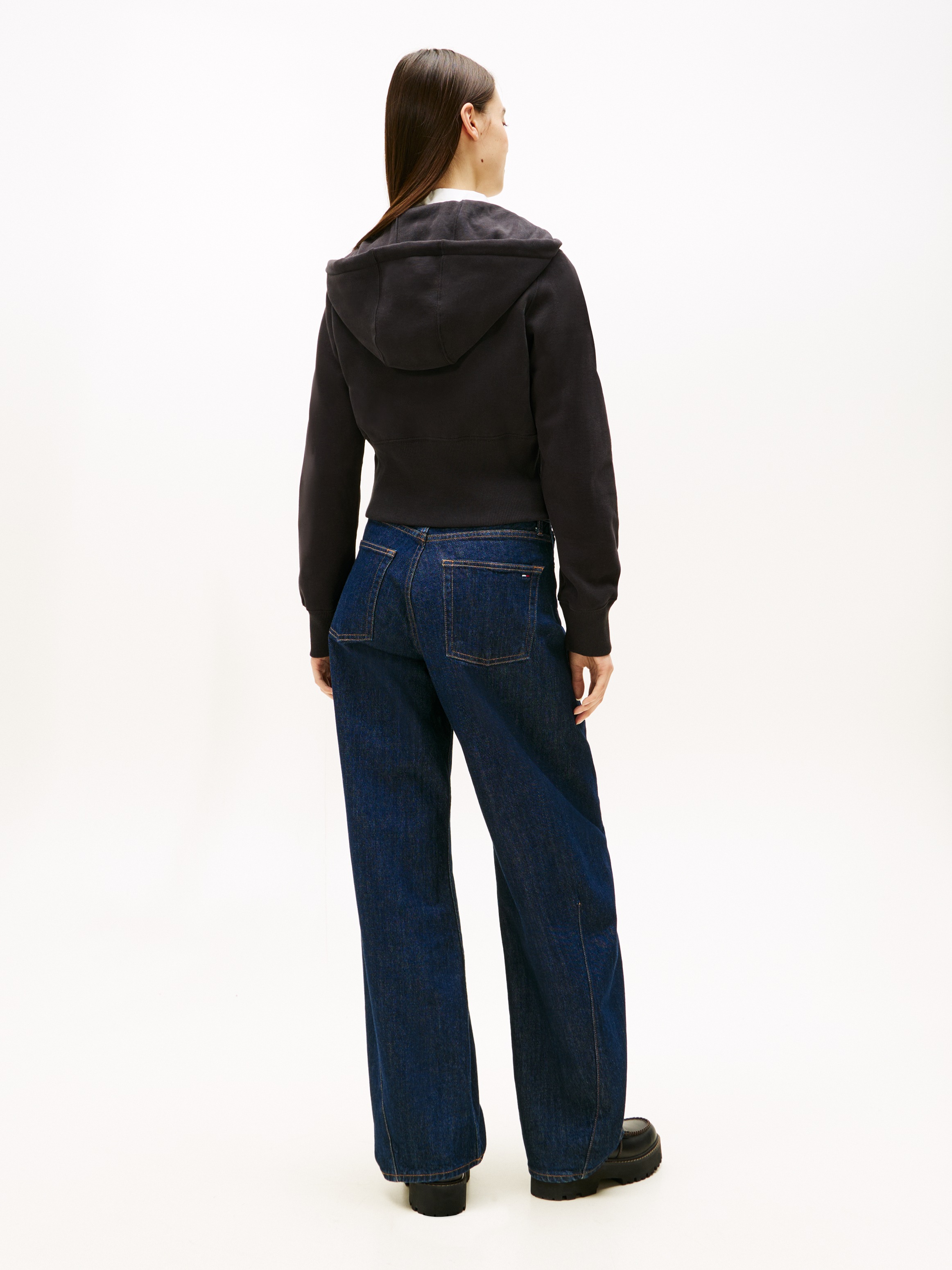 Tommy Jeans Kapuzensweatjacke »TJW REG SILVER SCRIPT ZIP THRU«