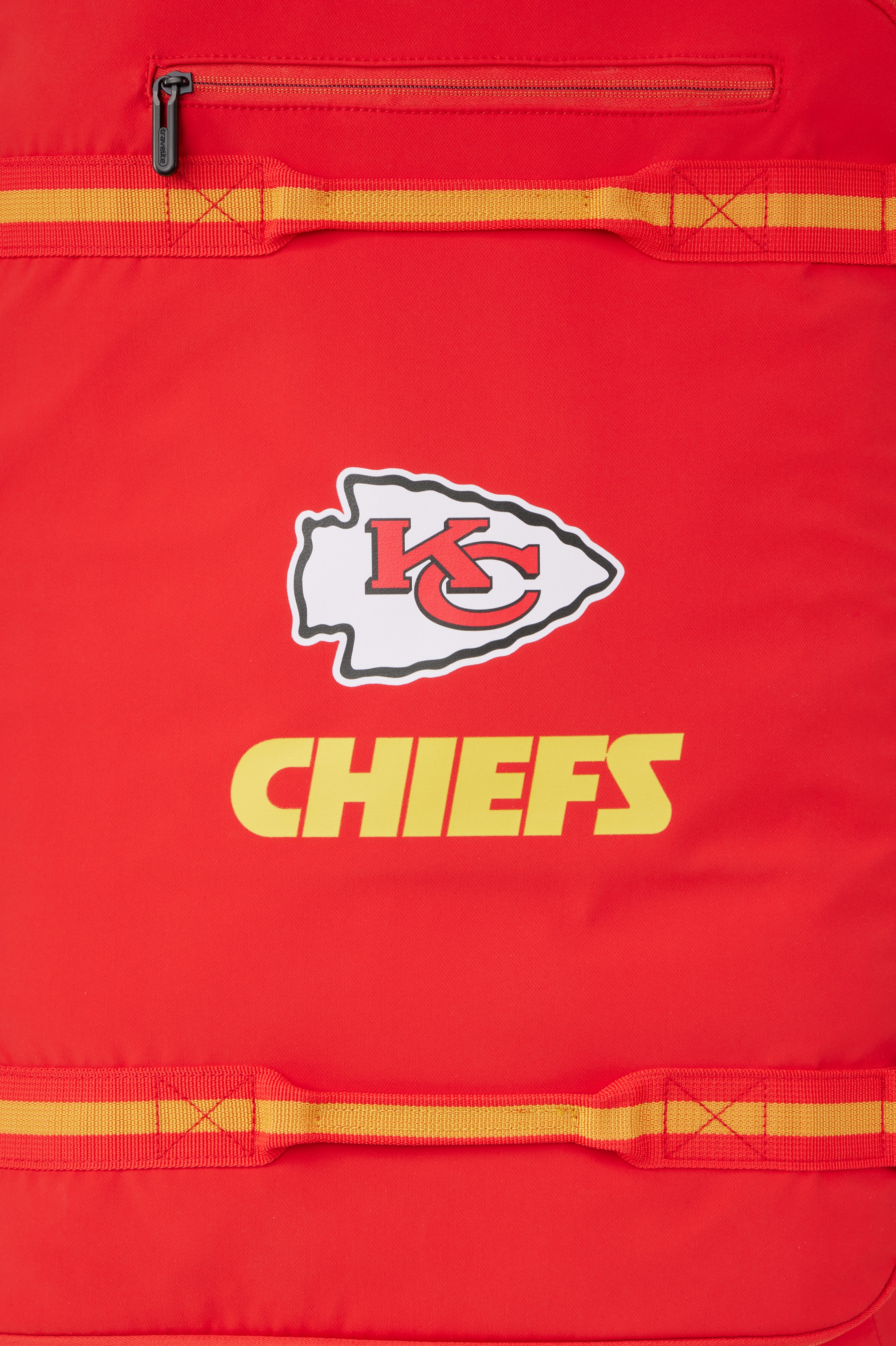 travelite Reisetasche »travelite x NFL Rollenreisetasche« große Öffnung, Schuhfach und Teleskopgestänge – robust und praktisch