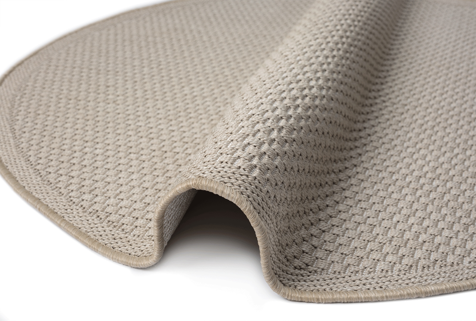 the carpet Teppich »Toulose«, rund, 1 mm Höhe