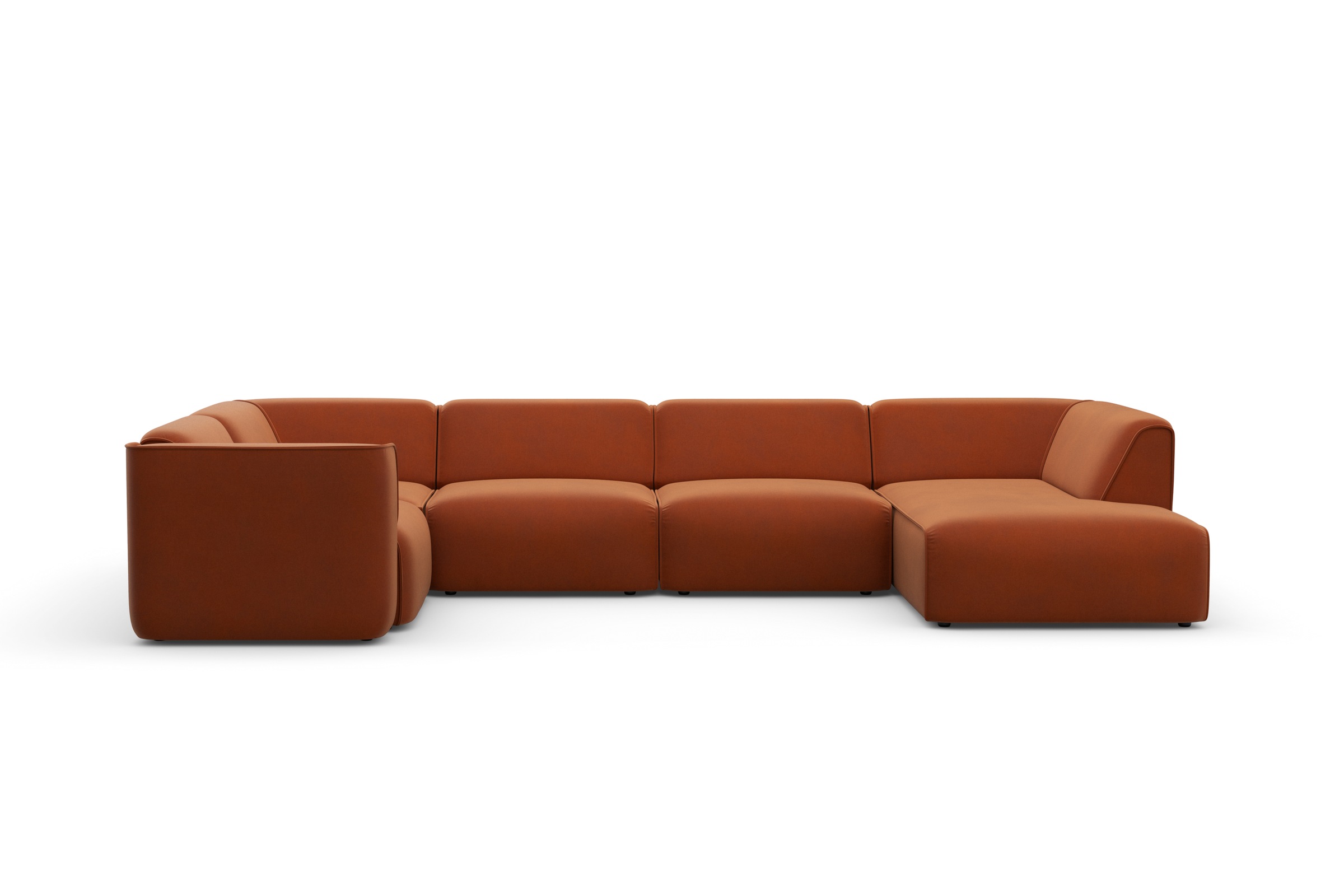 OTTO home Wohnlandschaft »Merid U-Form, B: 367 cm« jederzeit durch Module e günstig online kaufen