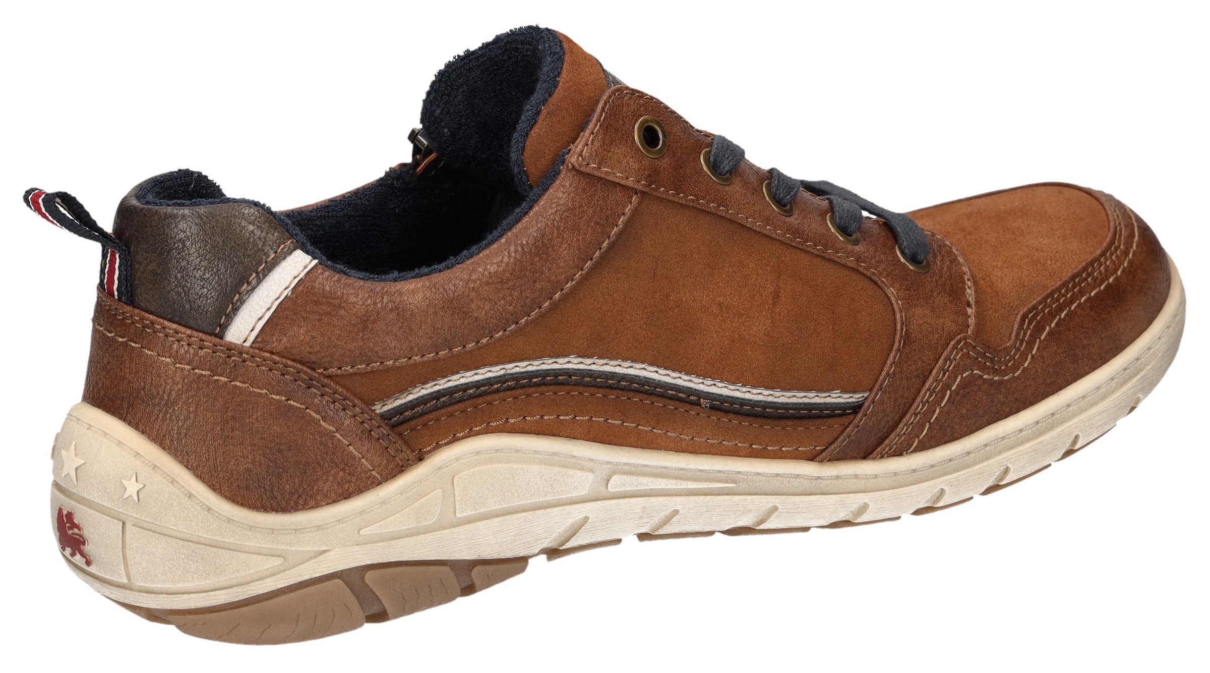 LERROS Sneaker  Schnürschuh, Freizeitschuh, Halbschuh mit Reißverschluss