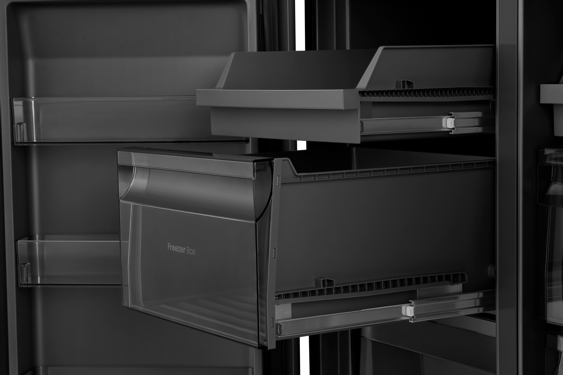 Hisense Multi Door »RQ600P7SKE« 179 cm hoch 91,4 cm breit PureViewDoor - immer sehen was im Kühlschrank ist