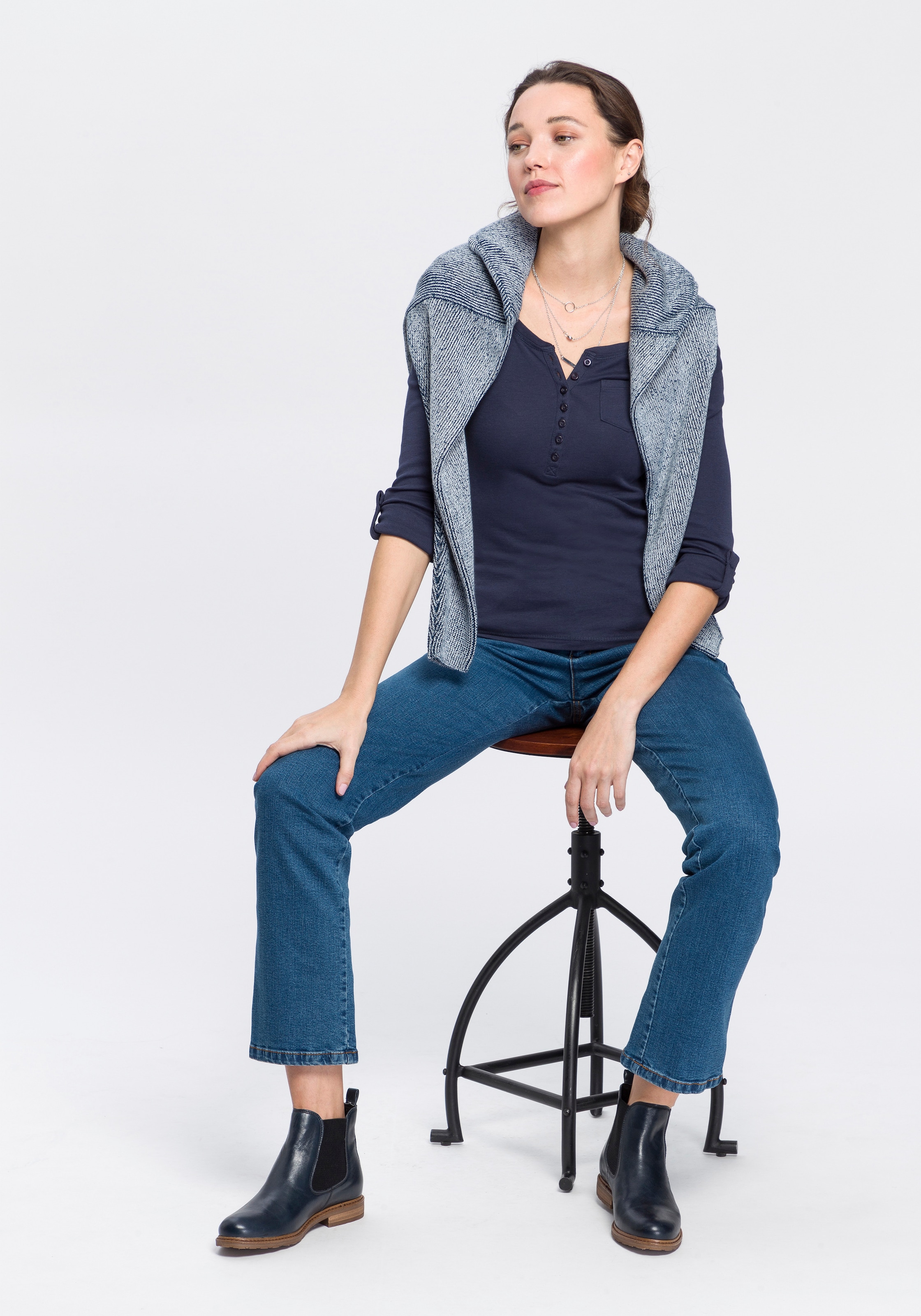 Arizona Gerade Jeans »Comfort-Fit«, High Waist