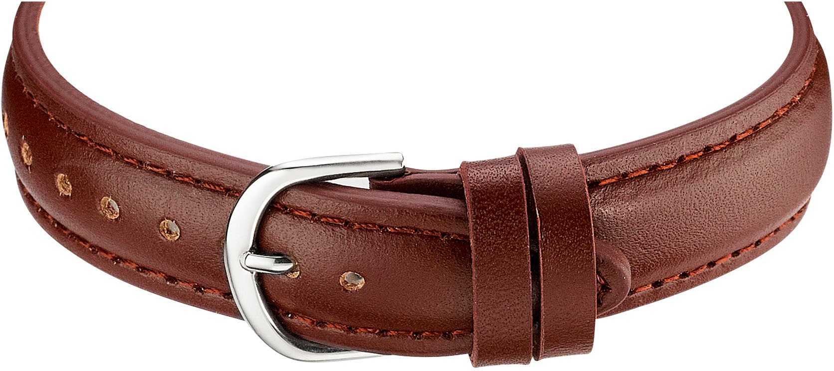 MASTER TIME Funkuhr »Sprechende Funkuhr«, Armbanduhr, Quarzuhr, Damenuhr, Lederarmband