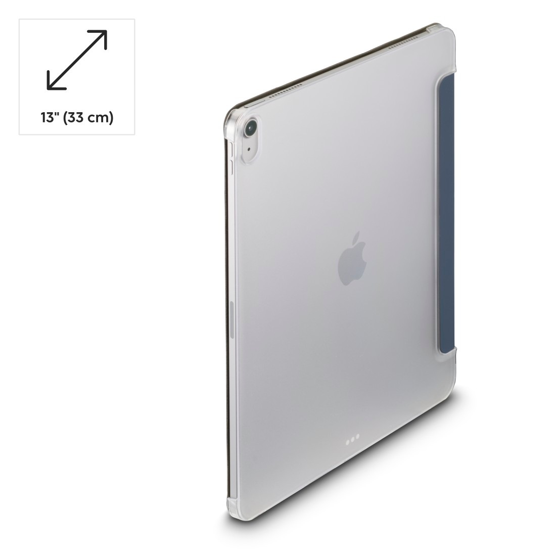 Hama Tablet-Hülle »Tablet-Hülle f. iPad Air 13", Standfunktion, transparente Rückseite« Tablet Standfunktion, transparentes Backcover, Magnetverschluss