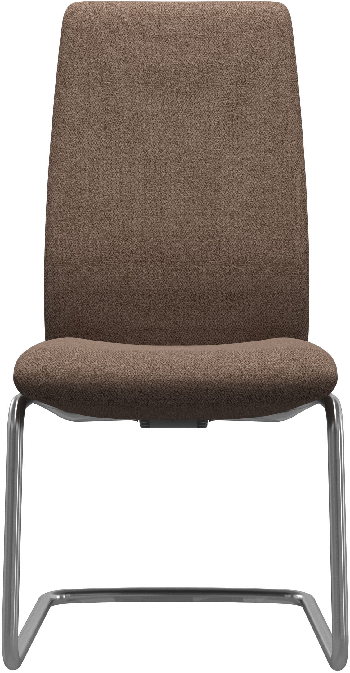 Stressless® Polsterstuhl »Laurel«, ROHLEDER Stoff Q2 FARON, High Back, Größe L, mit Beinen aus Stahl in Schwarz matt