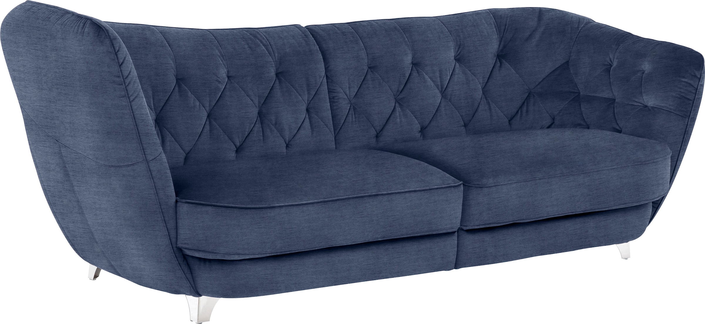 Leonique Big-Sofa »Retro«, stylischer Hochlehner günstig online kaufen