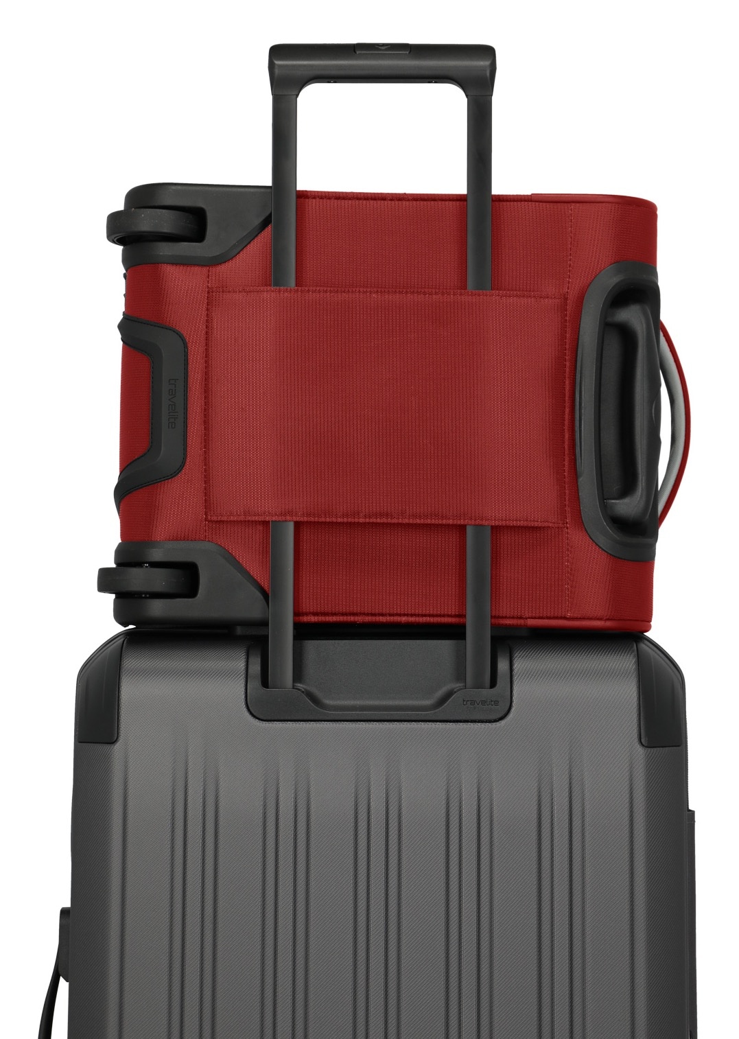travelite Handgepäck-Trolley »JETPACK Wings 2 Cabin, konzipiert für Eurowings«, 2 Rollen, Weichgepäck-Koffer Handgepäck für die meisten gängigen Airlines