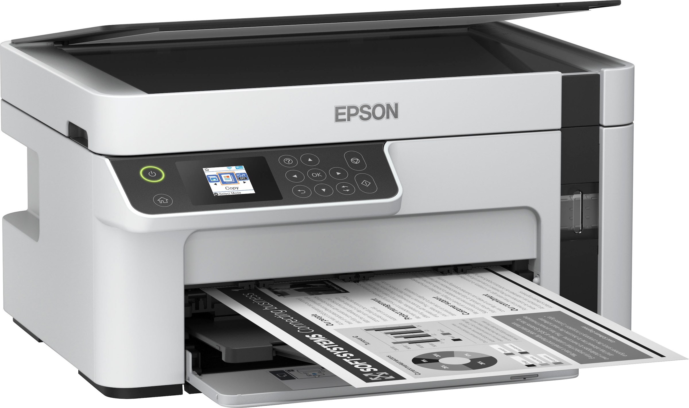 Epson Tintenstrahldrucker »EcoTank ET-M2120« DIN-A4-Schwarzweiß-Multifunktions-Tintentankdrucker