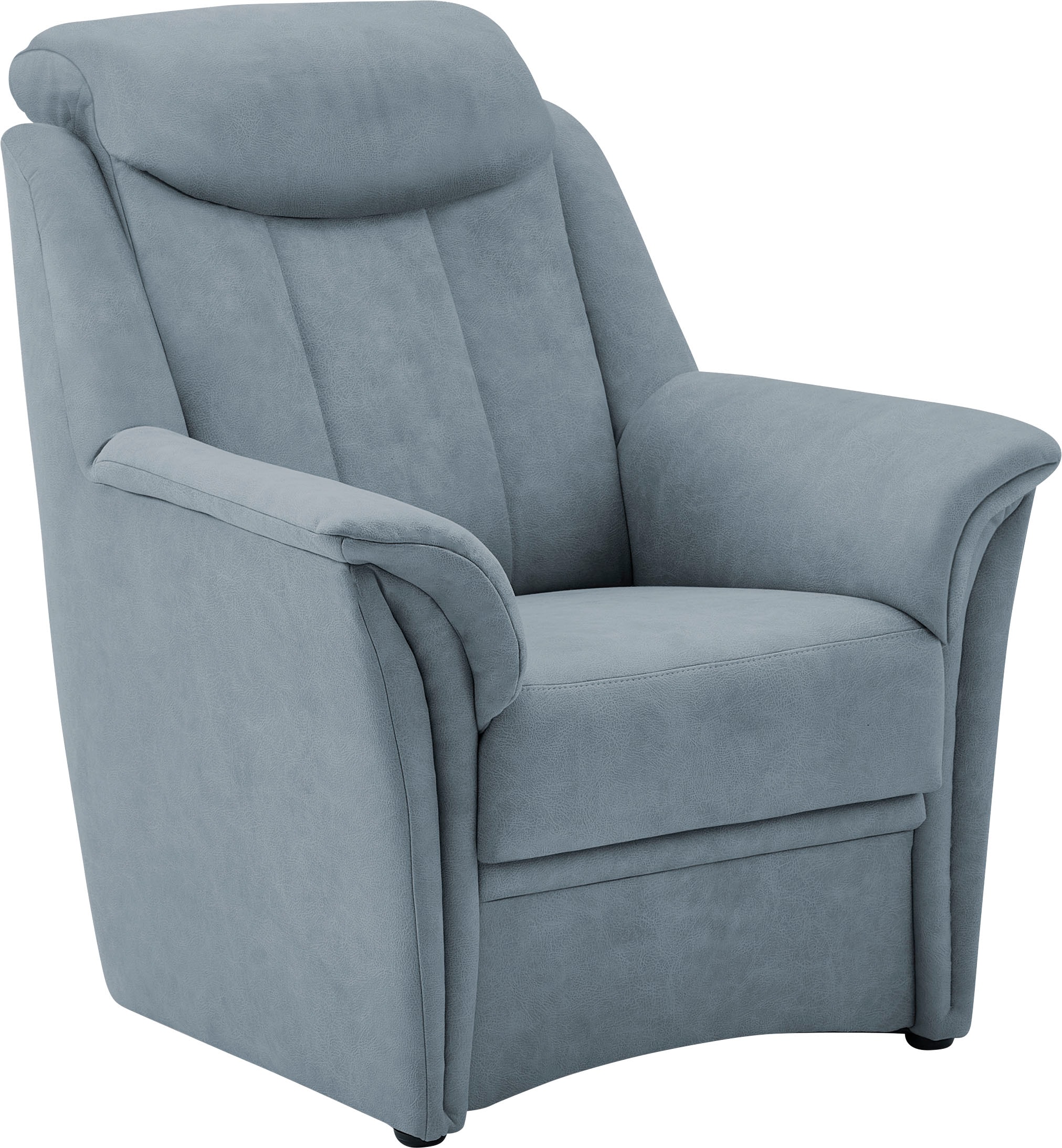 VILLA BECK Polstergarnitur »Lugano«, (Set, 3 tlg.), Kopfteilverstellung, in Sitzhöhe 46 cm, 3-Sitzer und 2x Sessel