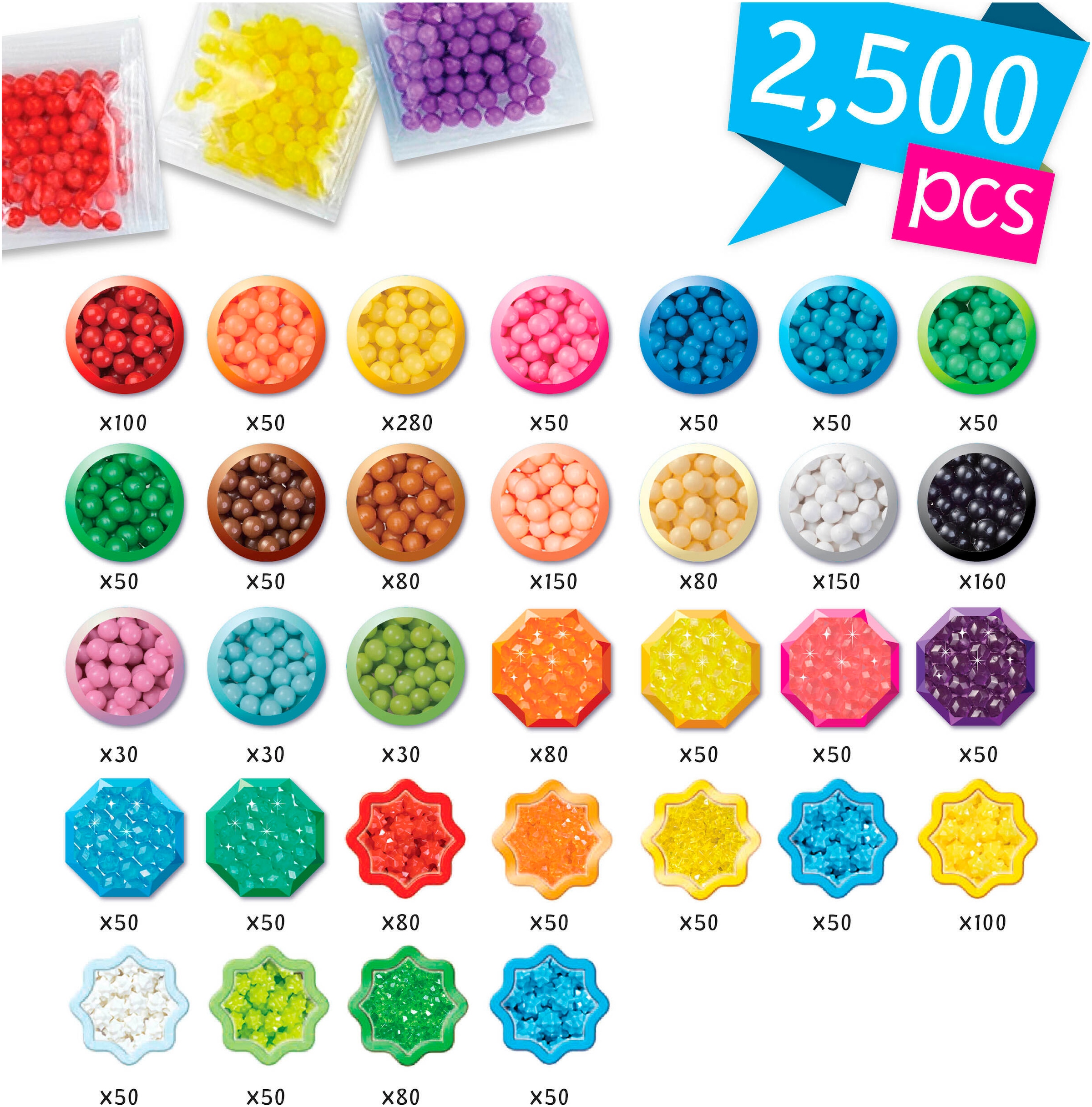 Aquabeads Kreativset »Kreativwürfel Prinzessin«
