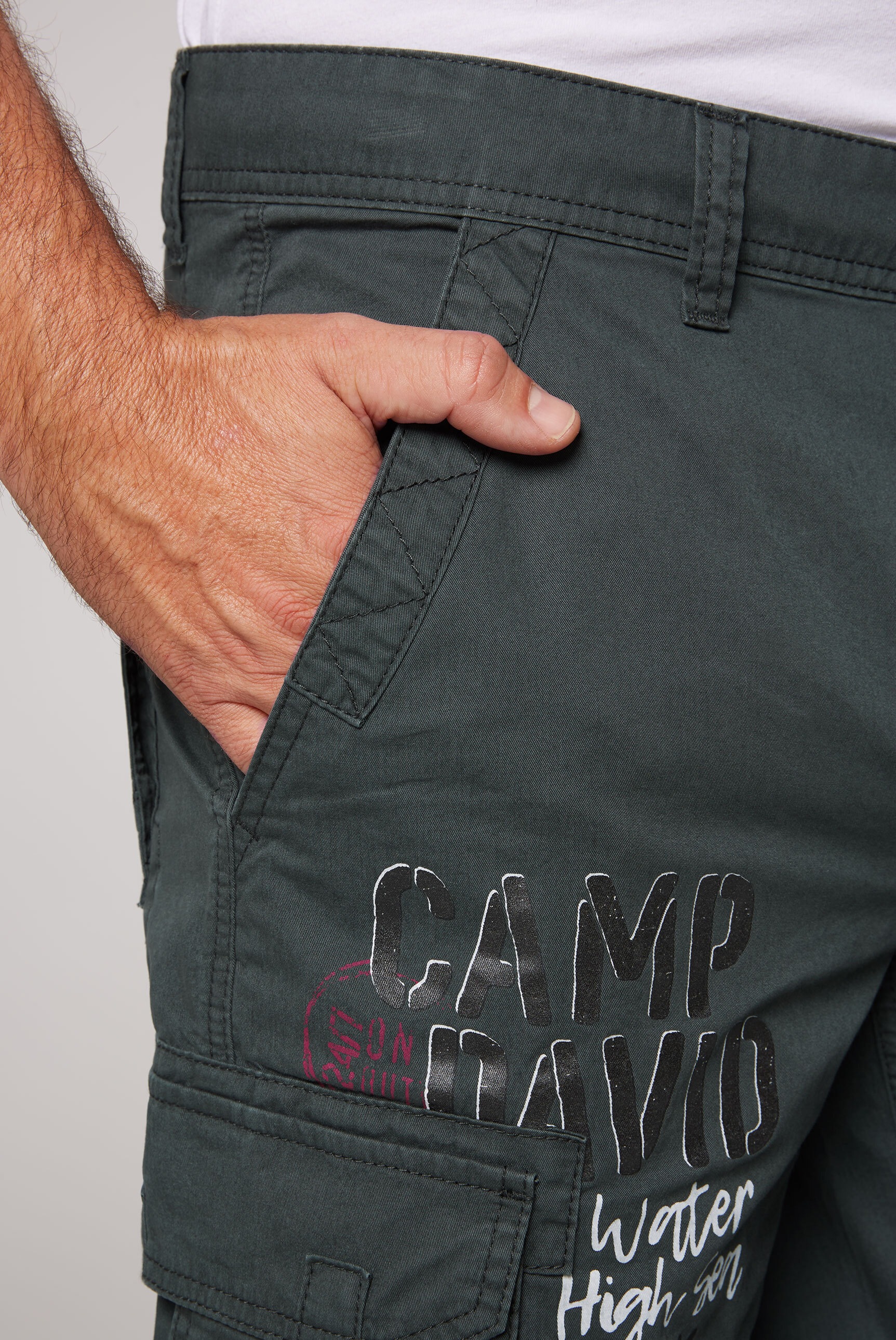 6. Bild von CAMP DAVID Shorts, aus Baumwolle