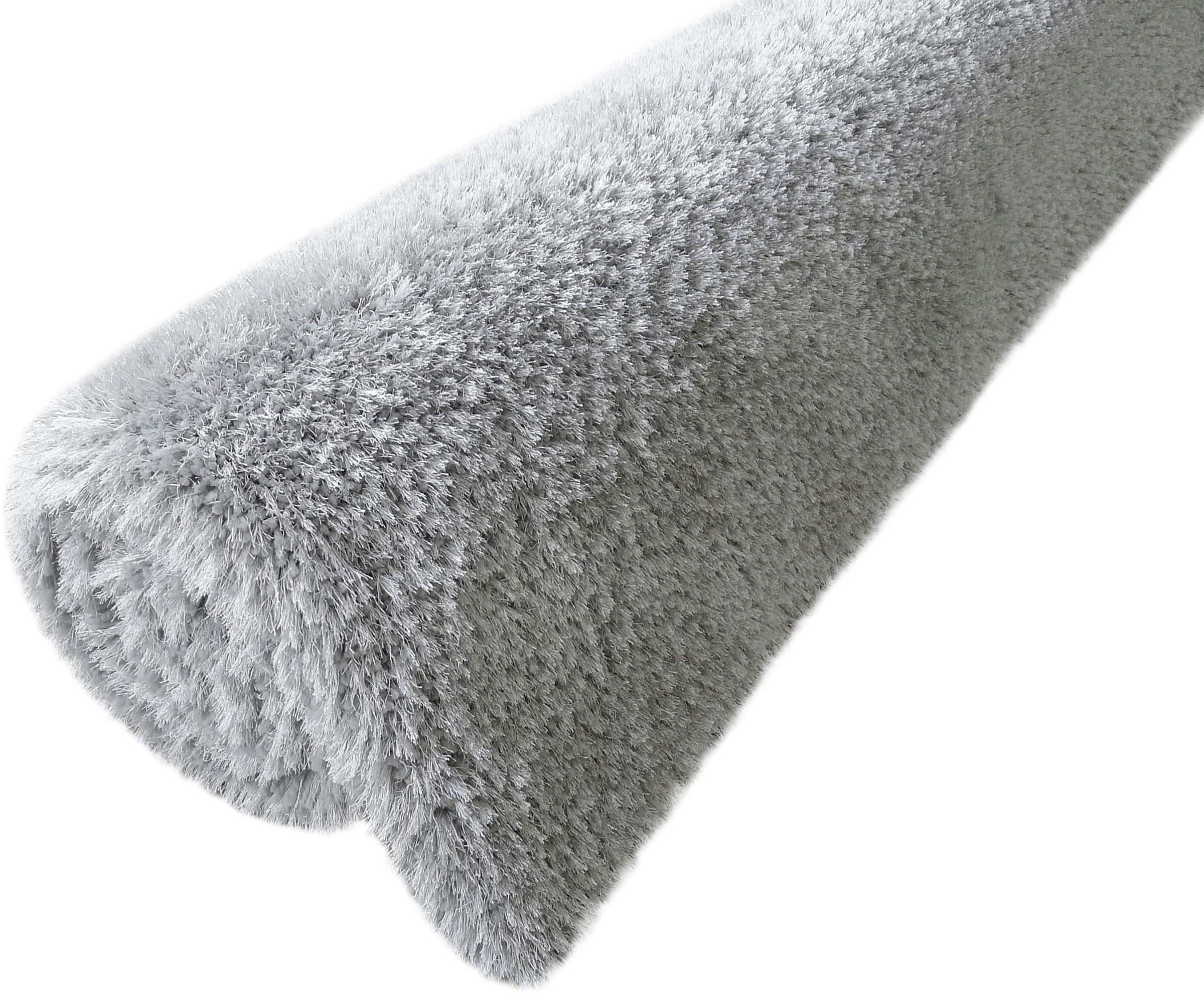 Guido Maria Kretschmer Home&Living Hochflor-Teppich »Micro exclusiv Teppich, sehr hoher Flor, weich durch Mikrofaser«, rechteckig, 78 mm Höhe, sehr weich, flauschig, uni, Wohnzimmer, Schlafzimmer, Kinderzimmer